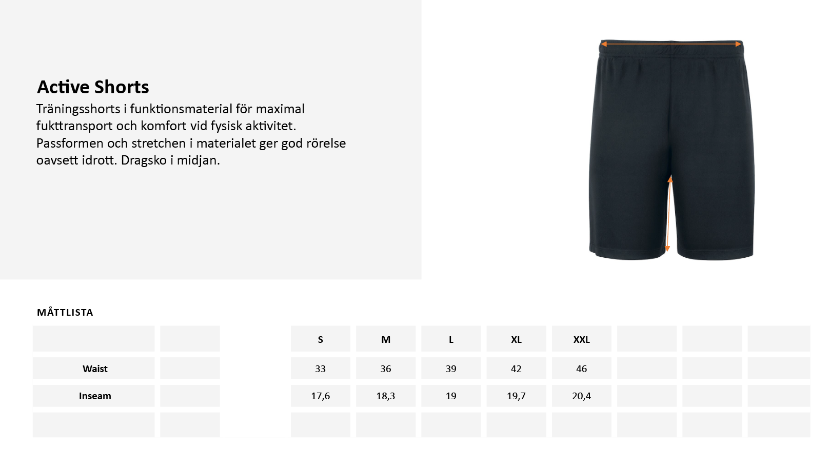 Shorts Svart - UNISEX JUNIOR - 3
