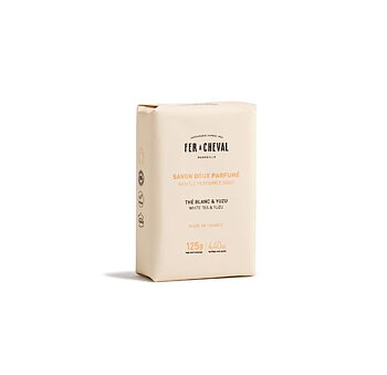 FER À CHEVAL Fast Marseille Tvål 125g White Tea & Yuzu