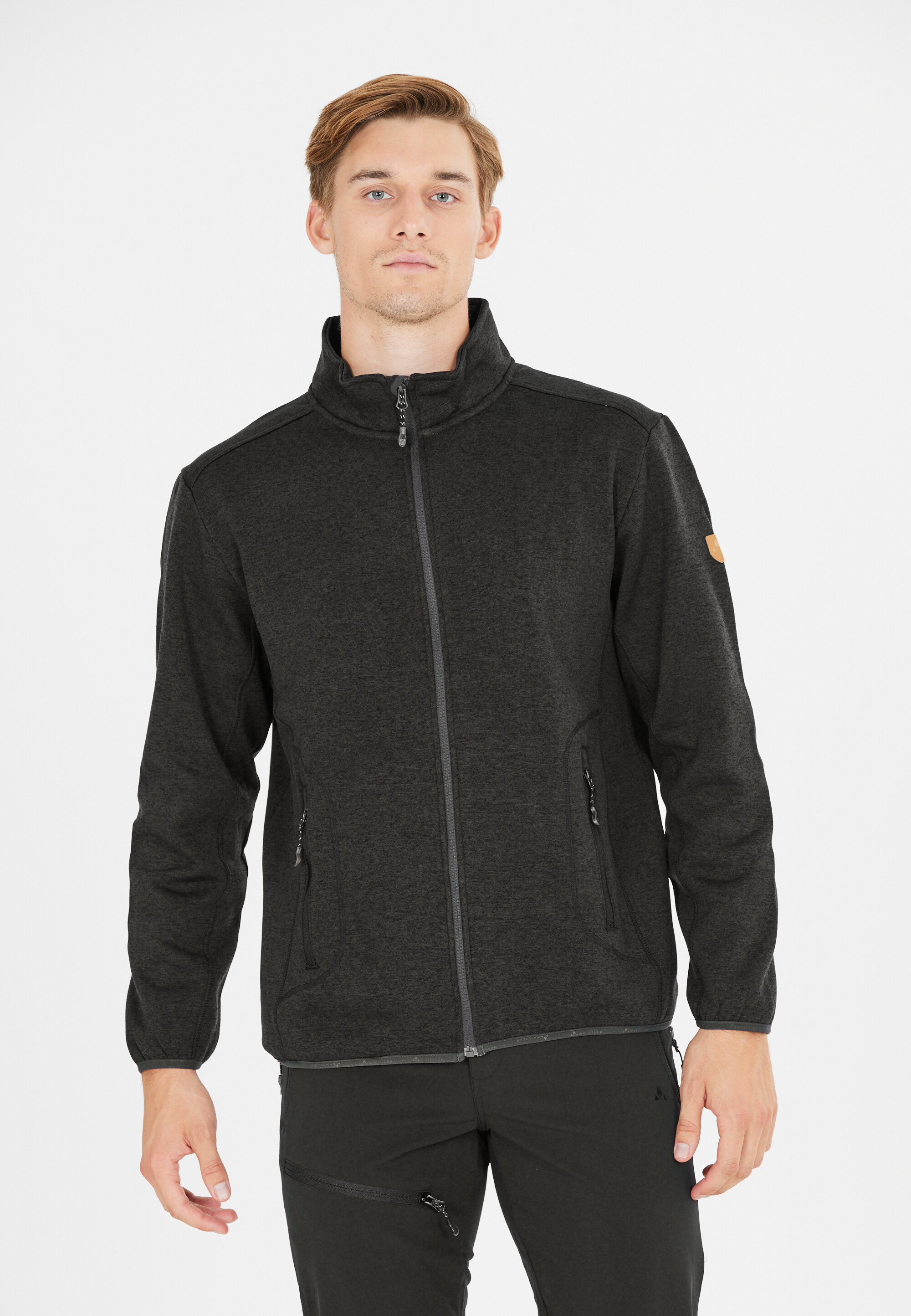 Whistler Sampton M Melange Fleece Jacket Fleecetröja - 14