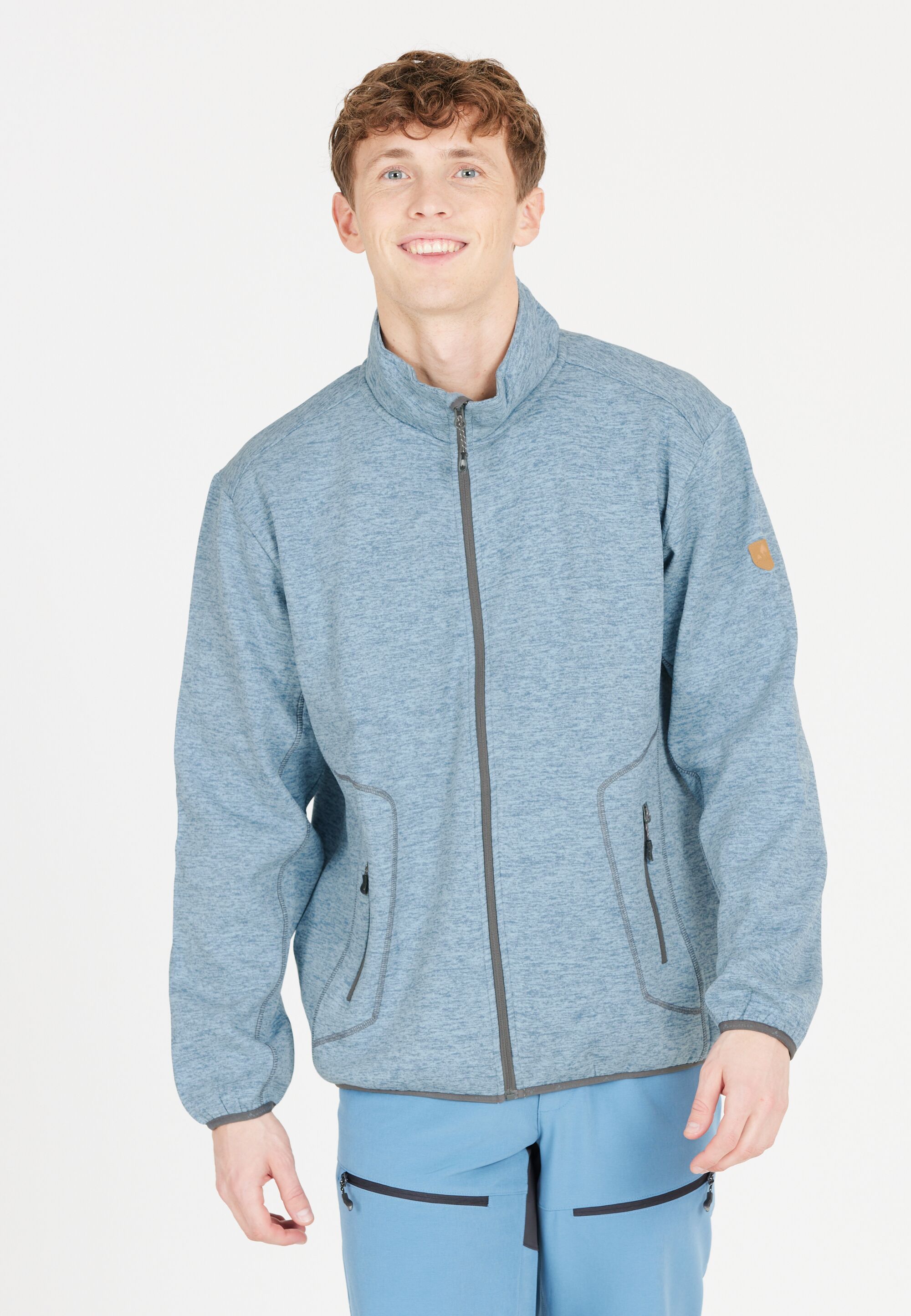 Whistler Sampton M Melange Fleece Jacket Fleecetröja - 13