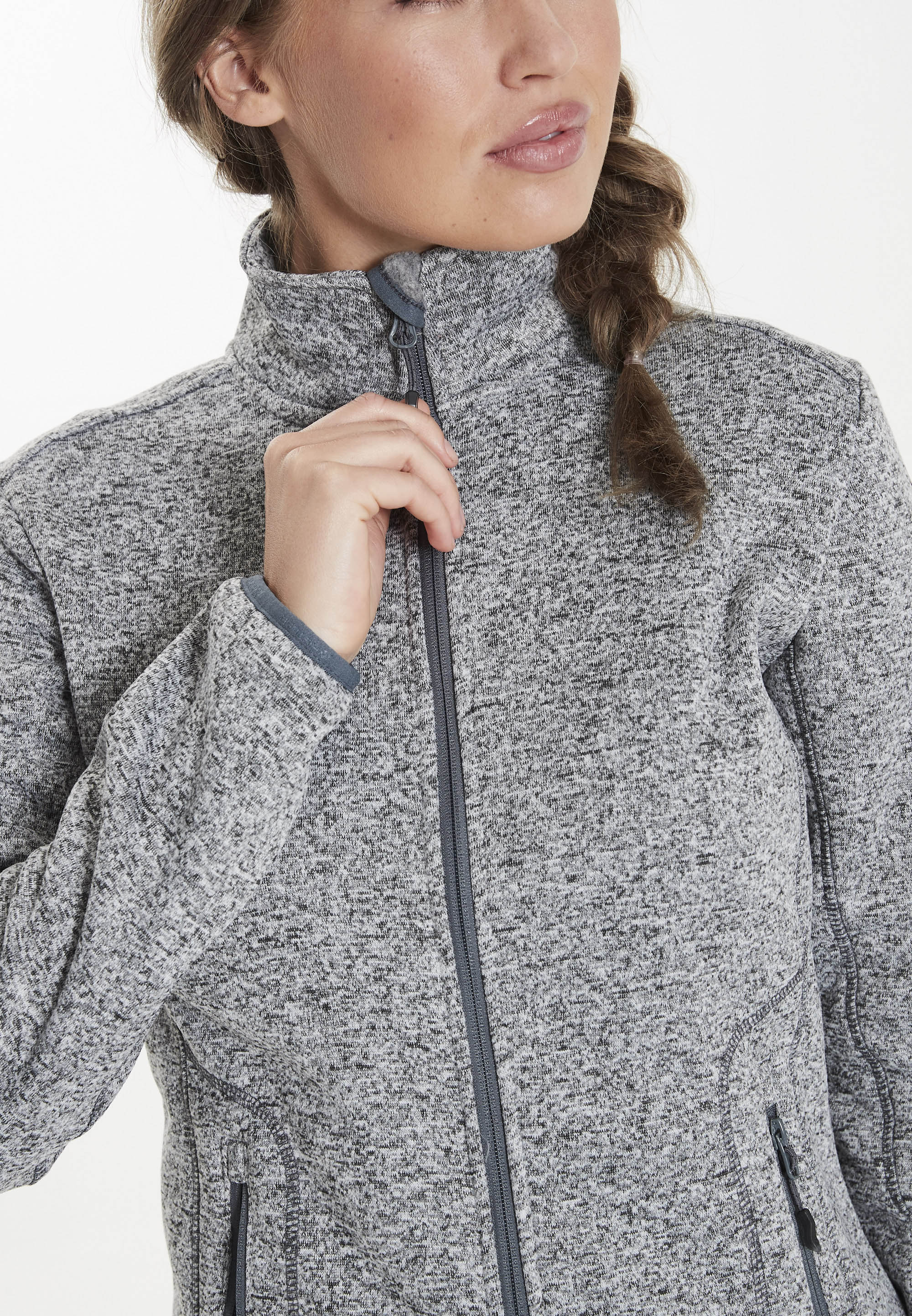 Whistler Samani W Melange Fleece Jacket Fleecetröja - 24