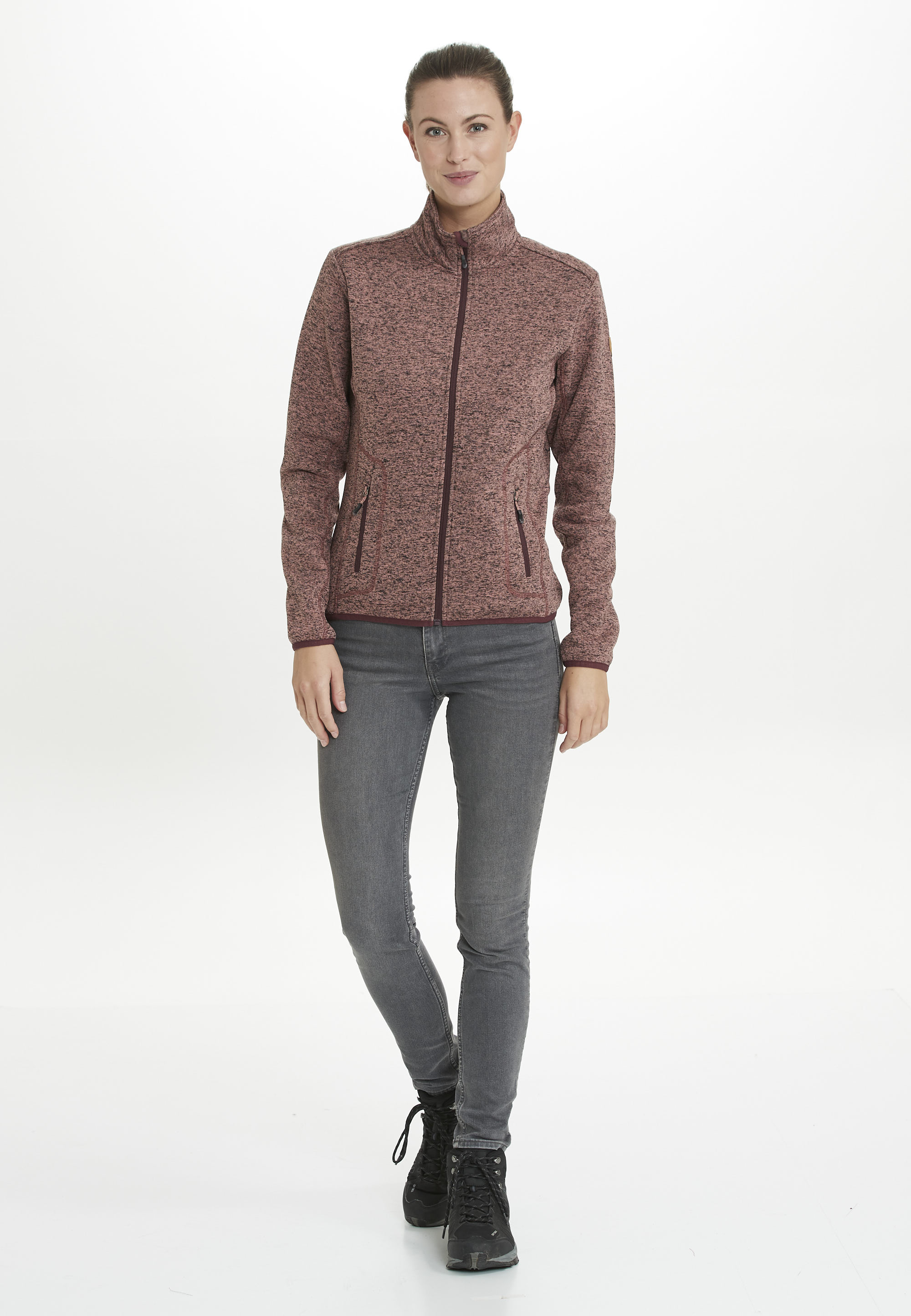 Whistler Samani W Melange Fleece Jacket Fleecetröja - 4