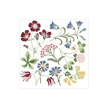 AXLINGS LINNE Pappservett 40x40 Sju blomster
