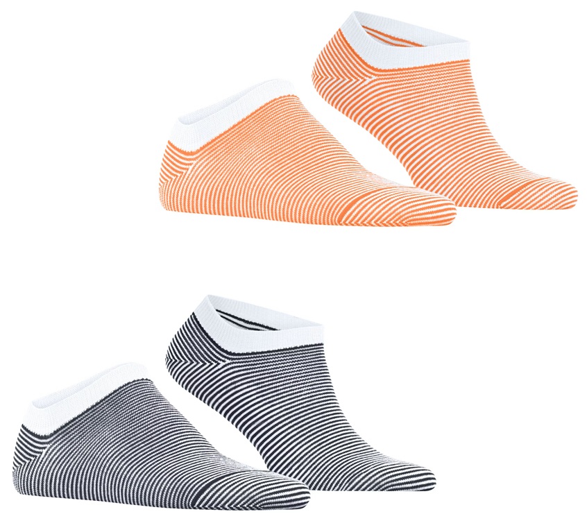 2-Pack Esprit Allover Stripe Men Sneaker Socks
