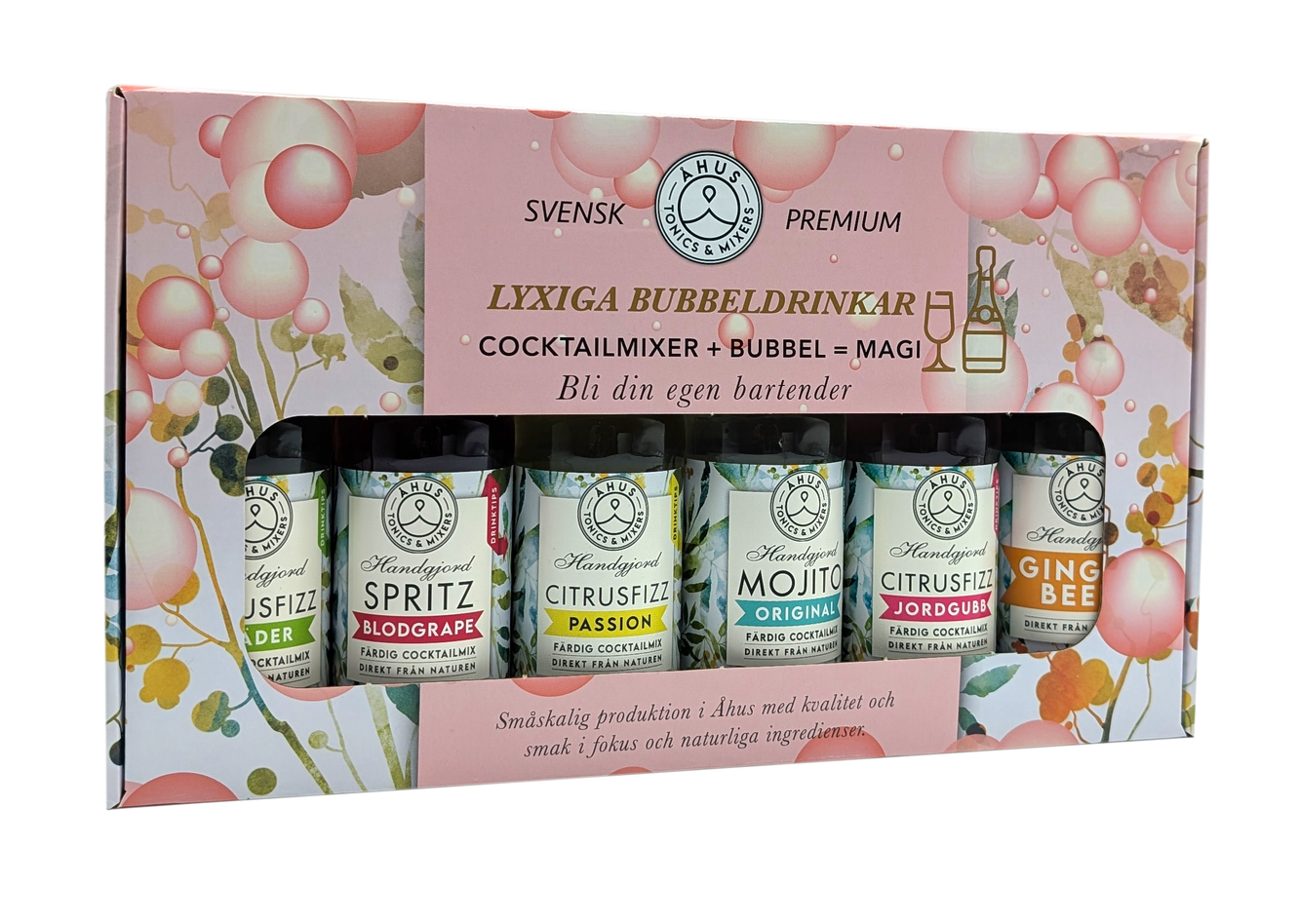 Åhus Tonics Presentlåda Lyxiga Bubbeldrinkar 6 x 200 ml