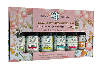 Åhus Tonics Presentlåda Lyxiga Bubbeldrinkar 6 x 200 ml