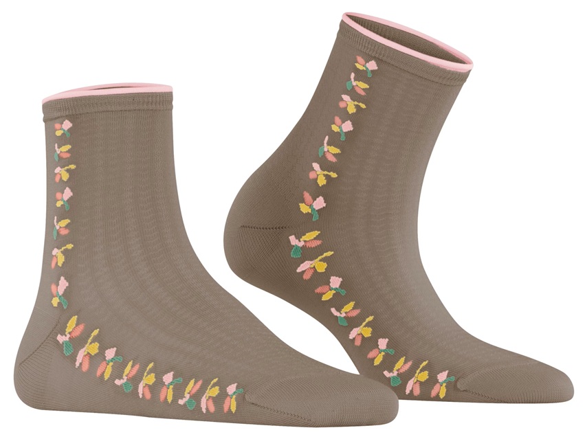 Esprit Structured Leaves Women Short socks