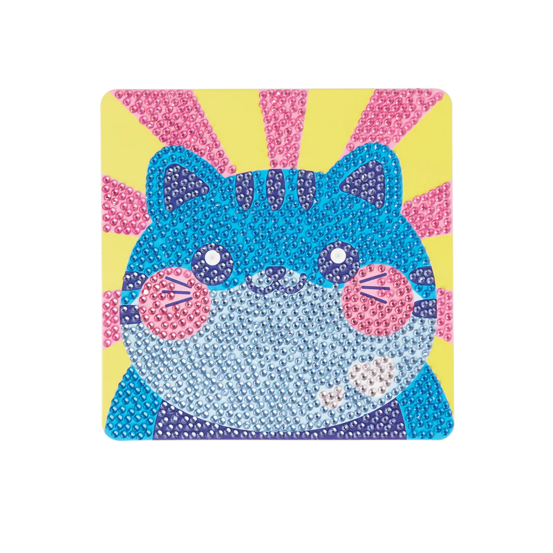 Mini Gem Art Kit – Söt Katt (Diamond Painting för barn) - 3