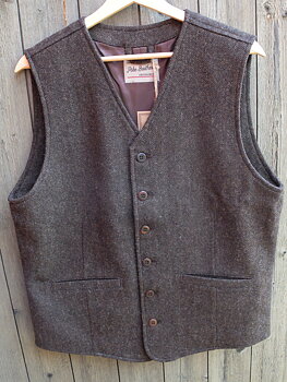 Väst Brun Tweed  Pike Brother  NYHET