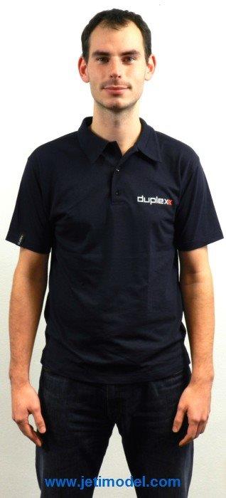 Polo shirt blue L - 2