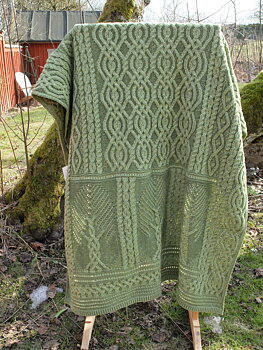 Pläd Merino ull (Fairy Tree Irland)