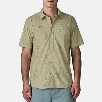Patagonia - Go-To Shirt Ocean Blooms Weathered Stone
