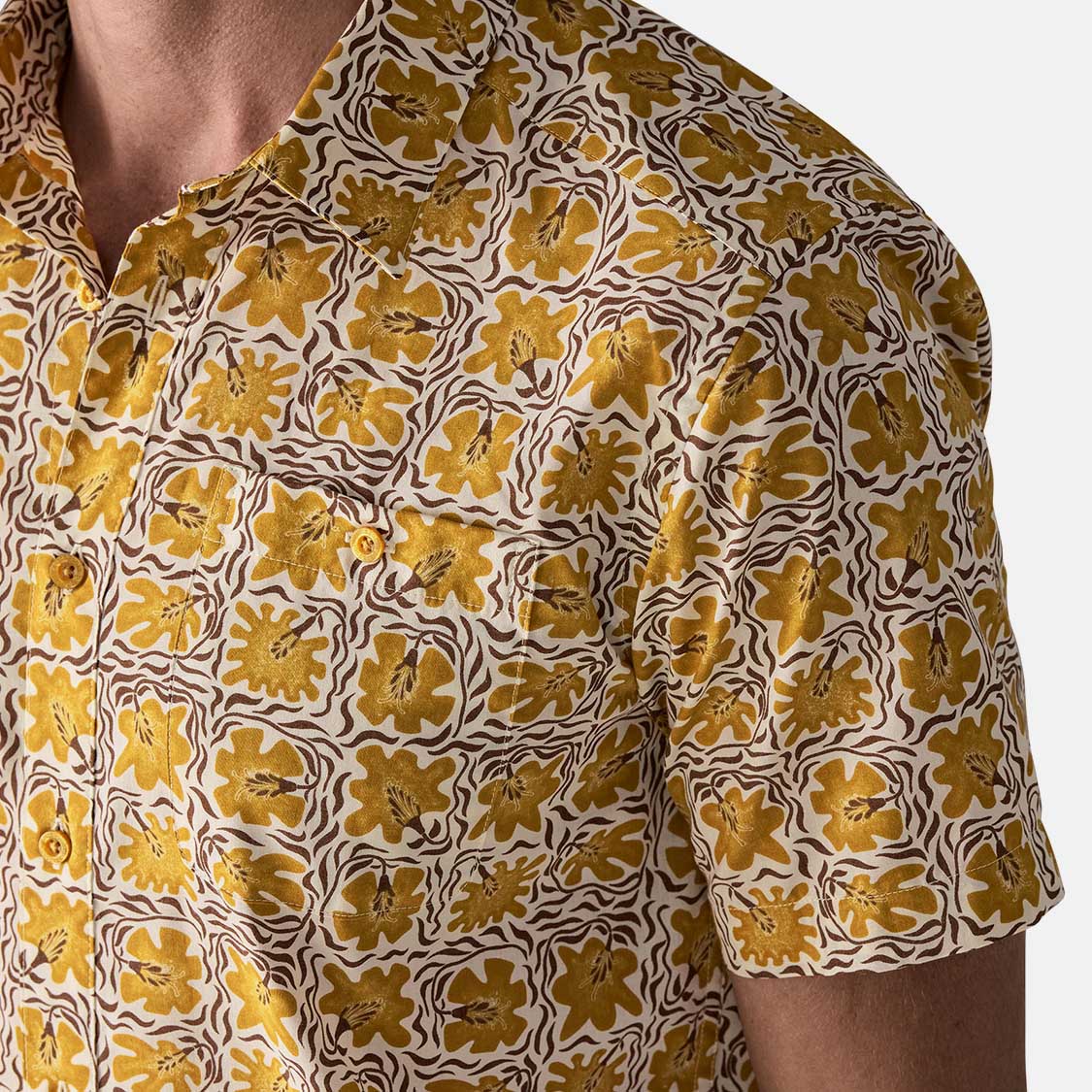 Patagonia - Go-To Shirt Future Flowers Natural - 3