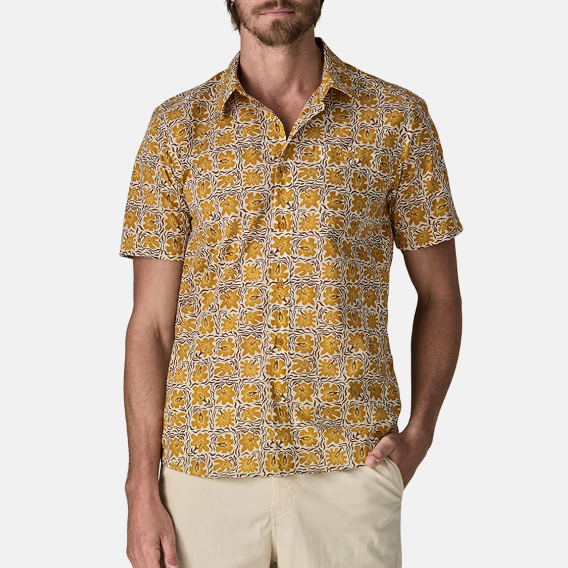 Patagonia - Go-To Shirt Future Flowers Natural