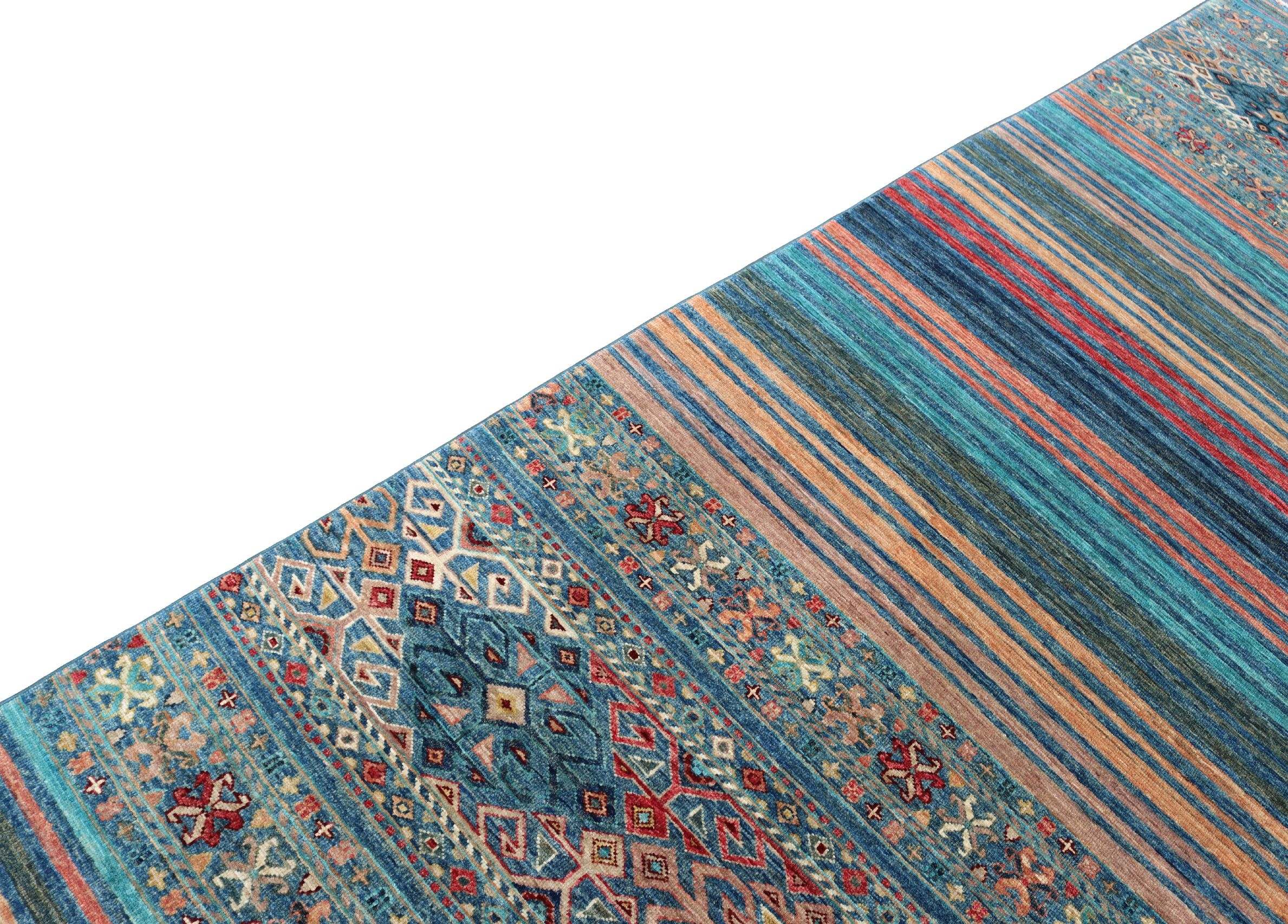 Samarkand Blå 202x295cm - 4