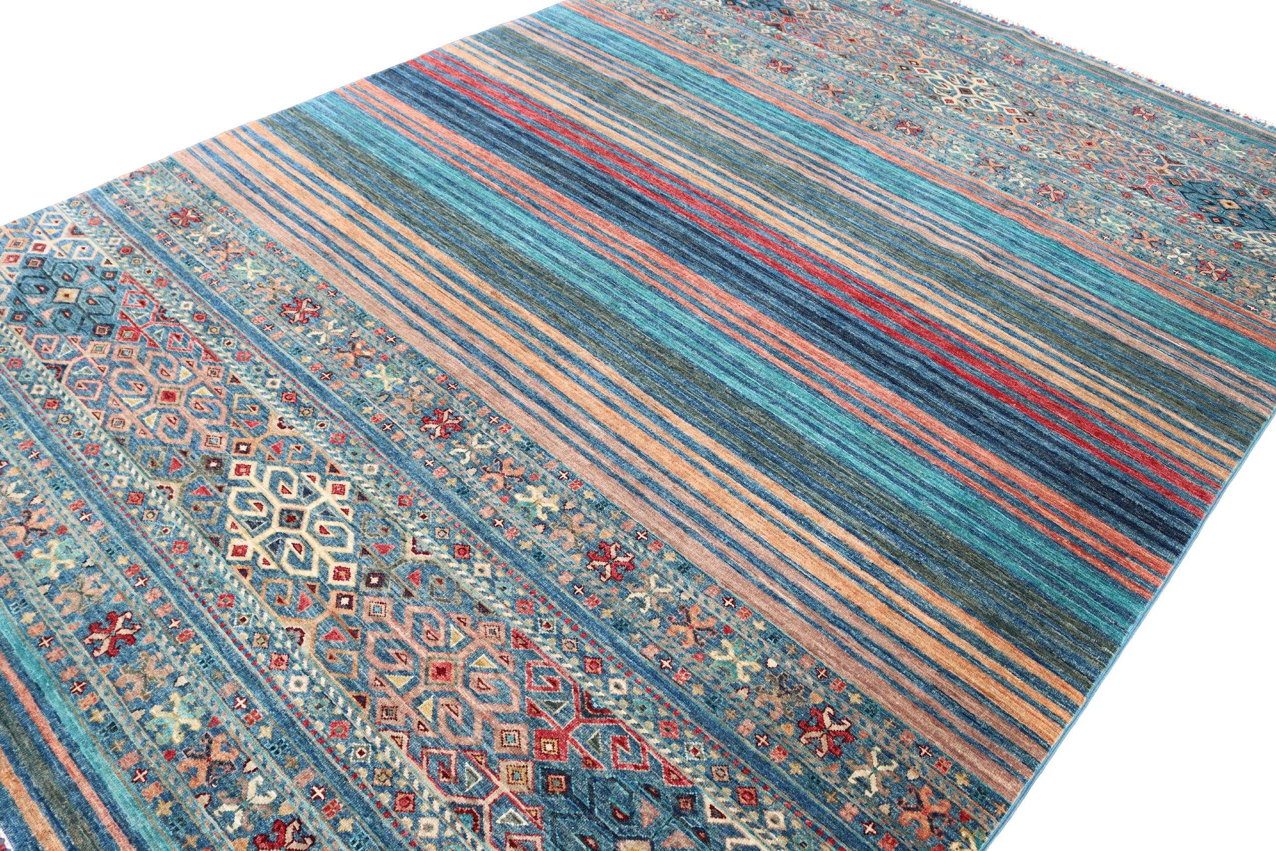 Samarkand Blå 202x295cm - 5