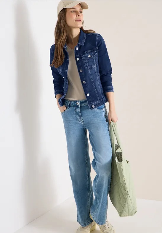 NOS Denim Jacket - Mid Blue Wash - Cecil - 3