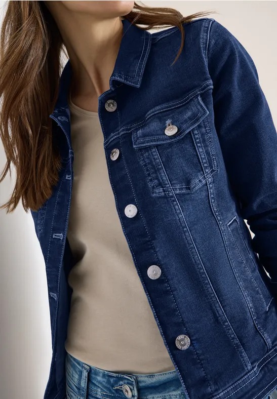 NOS Denim Jacket - Mid Blue Wash - Cecil - 6