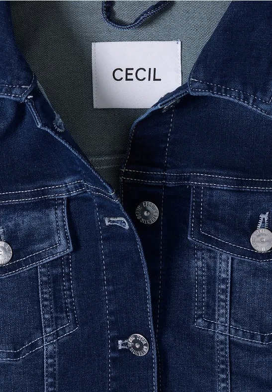 NOS Denim Jacket - Mid Blue Wash - Cecil - 5