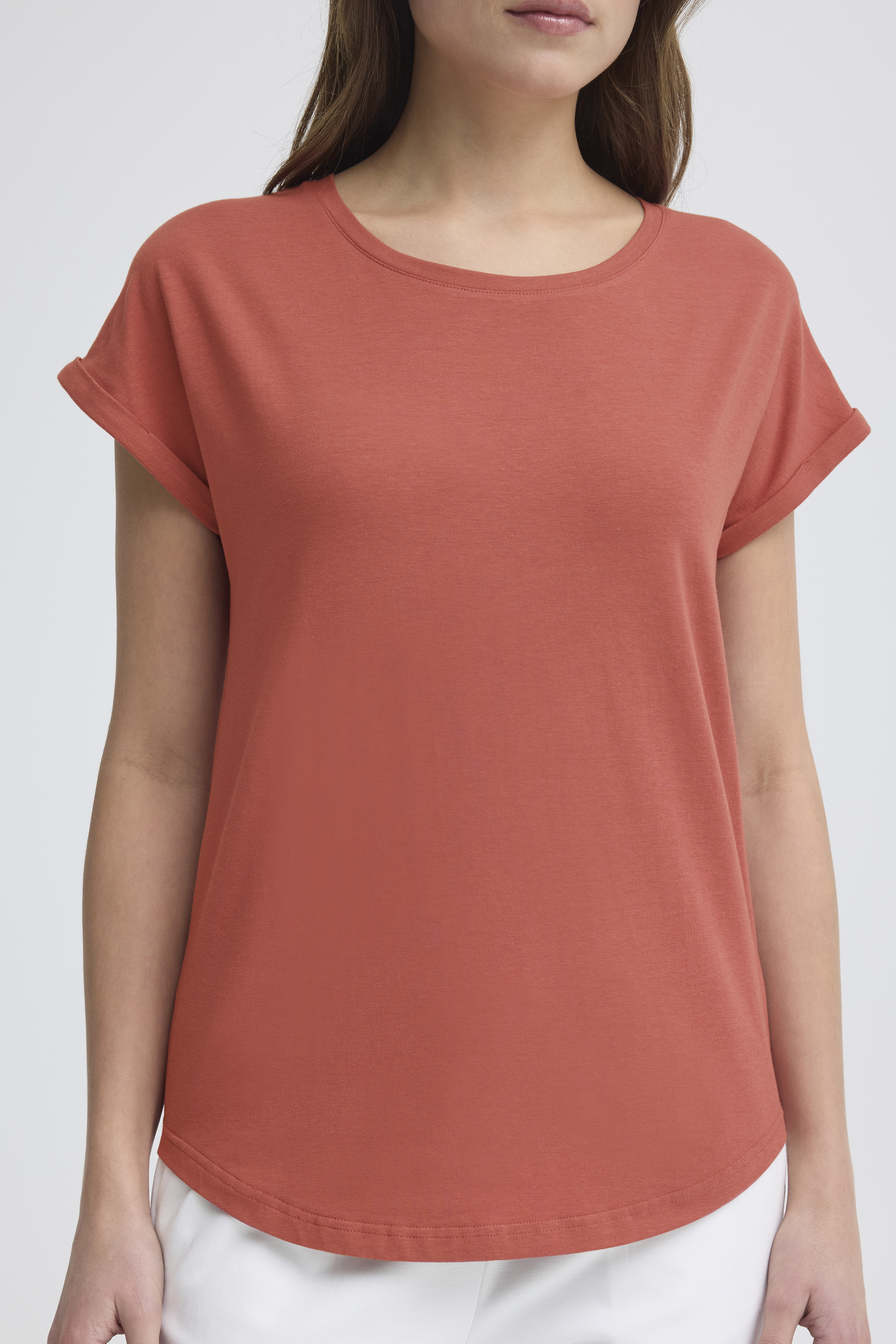 PAMILA TSHIRT Marsala - 5