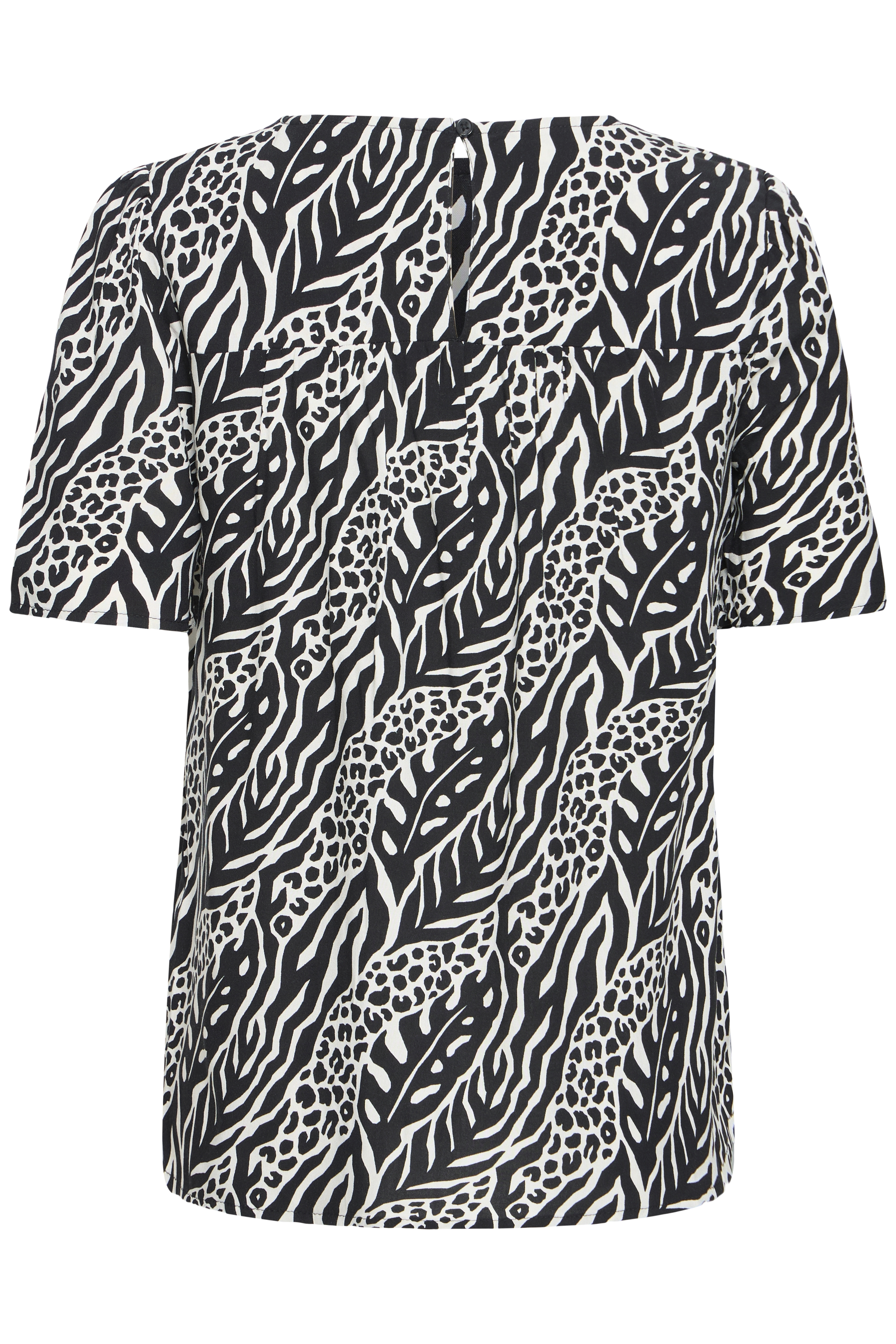 BYMMJOELLA ONECK BLOUSE  2 NATURE VIBES METEORITE - 2