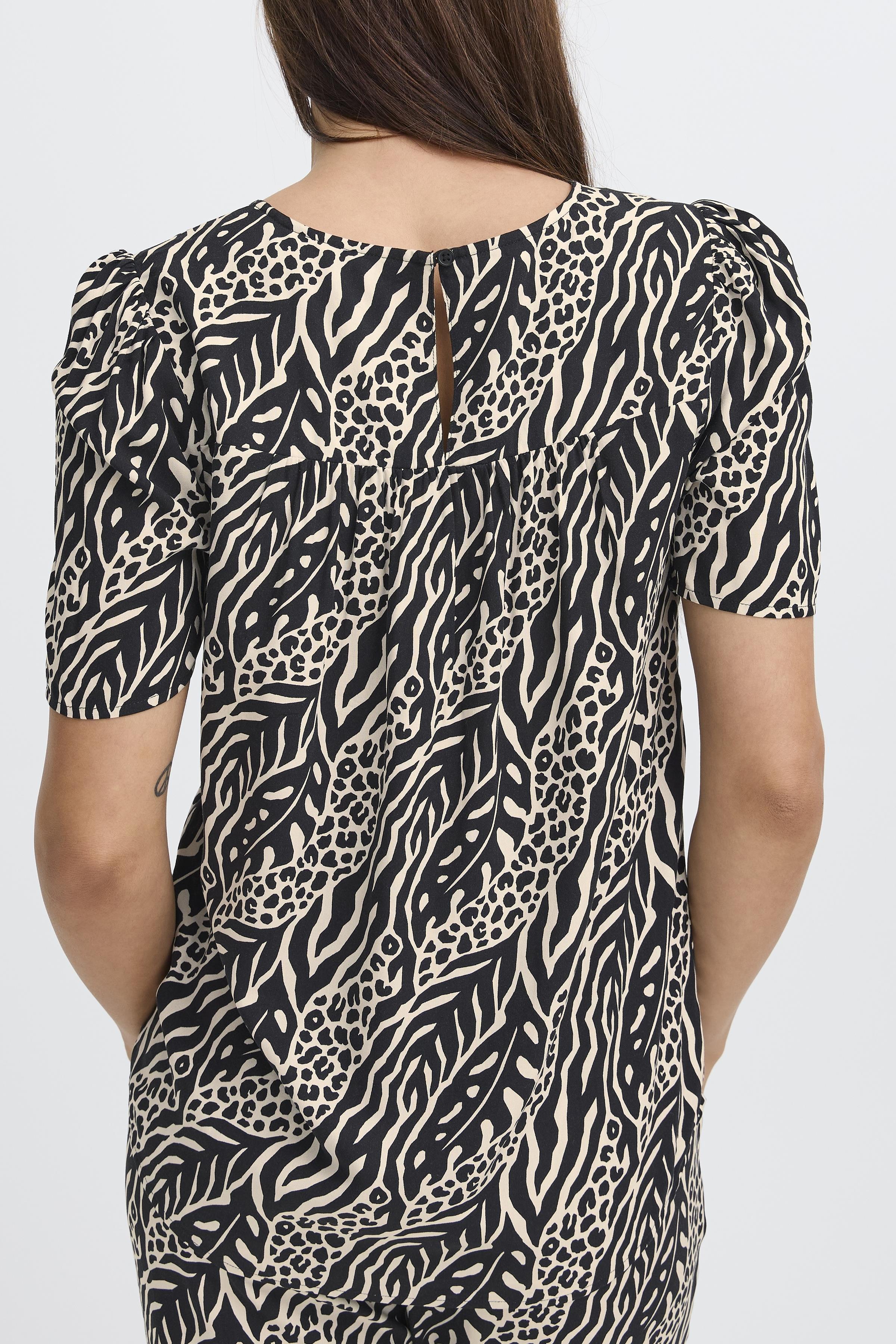 BYMMJOELLA ONECK BLOUSE  2 NATURE VIBES METEORITE - 8