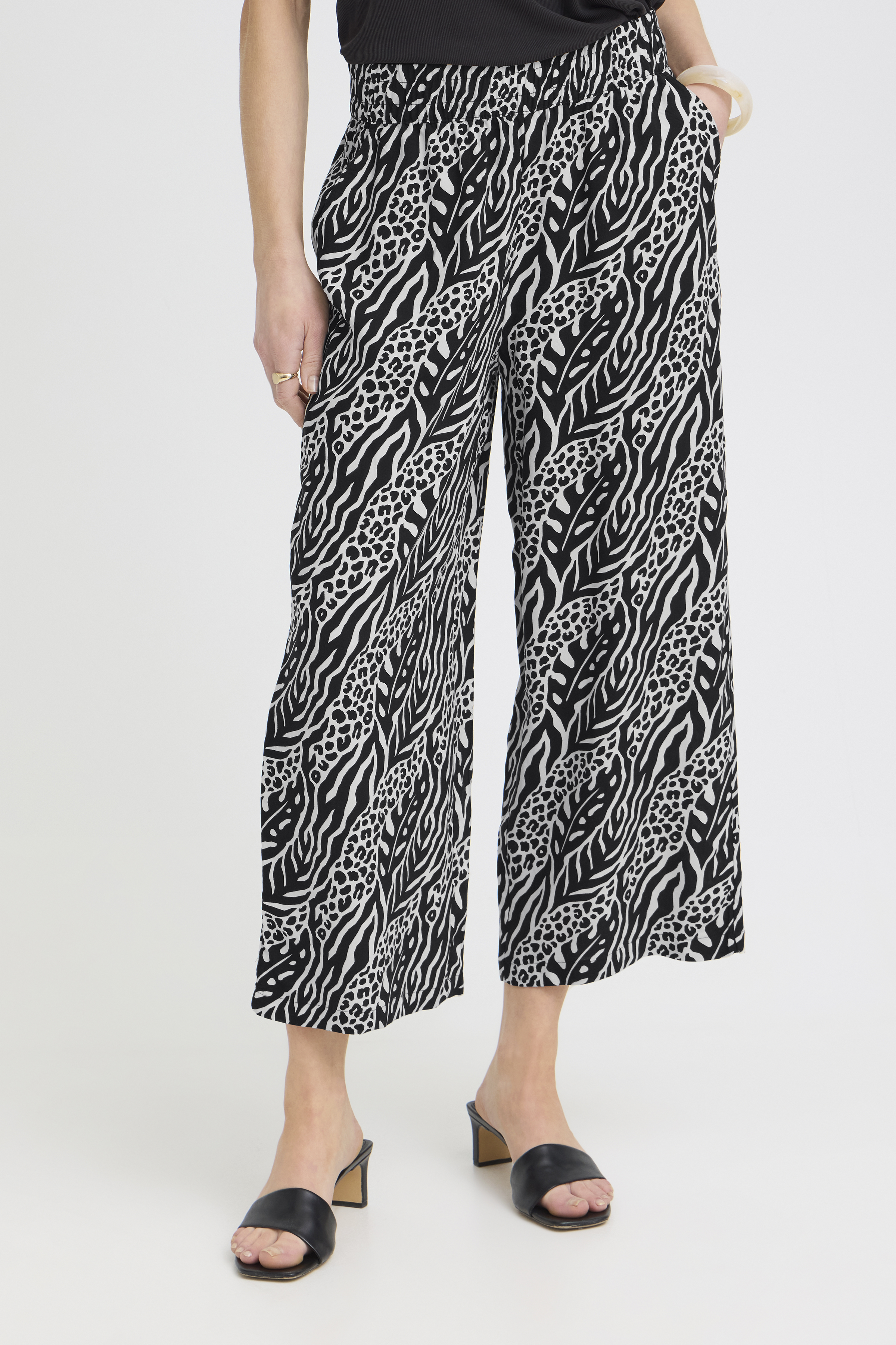 BYMMJOELLA CROP PANTS 2 - NATURE VIBES METEORITE - 6