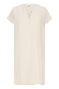 BYFALAKKA V NECK DRESS Rainy Day Melange