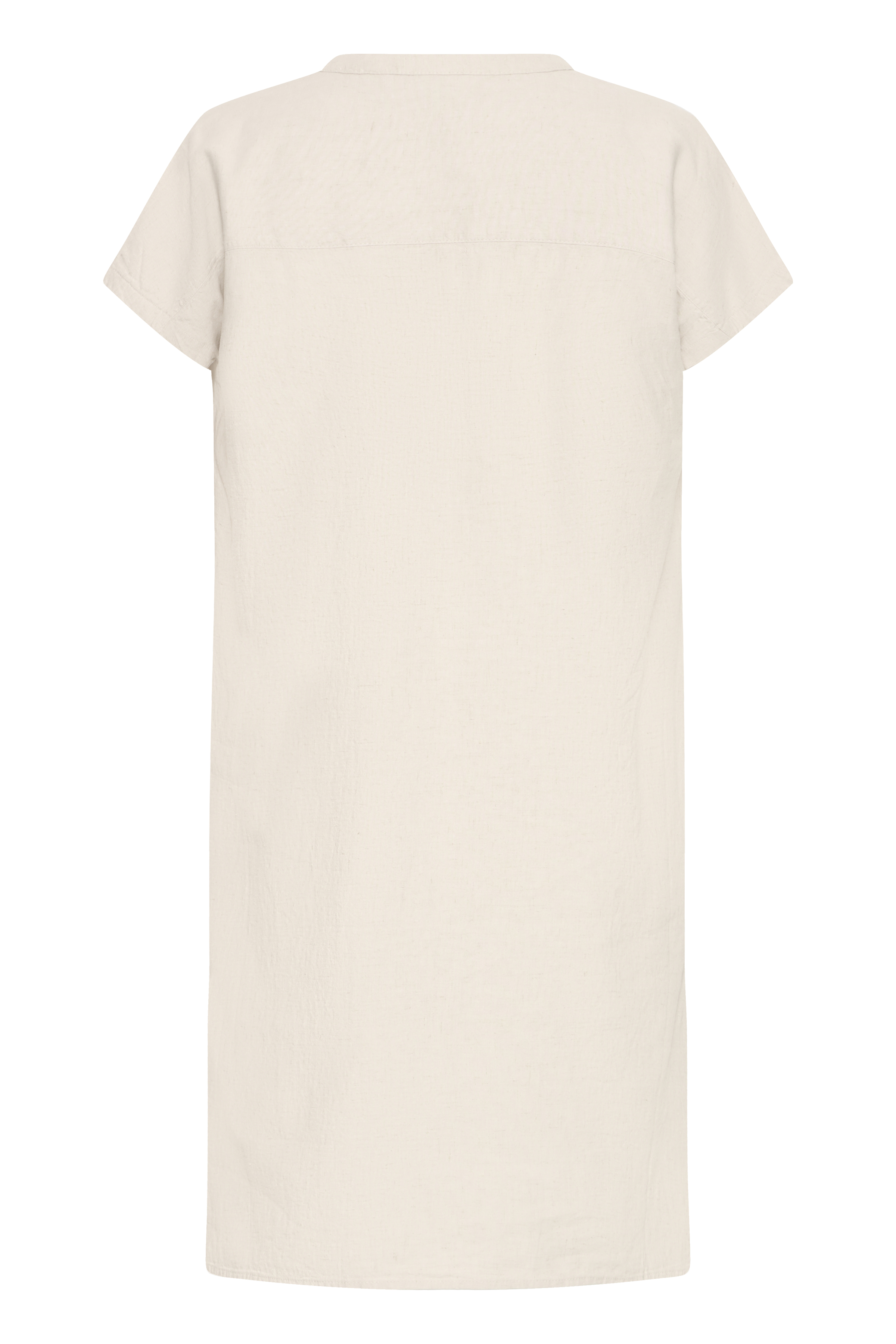 BYFALAKKA V NECK DRESS Rainy Day Melange - 2