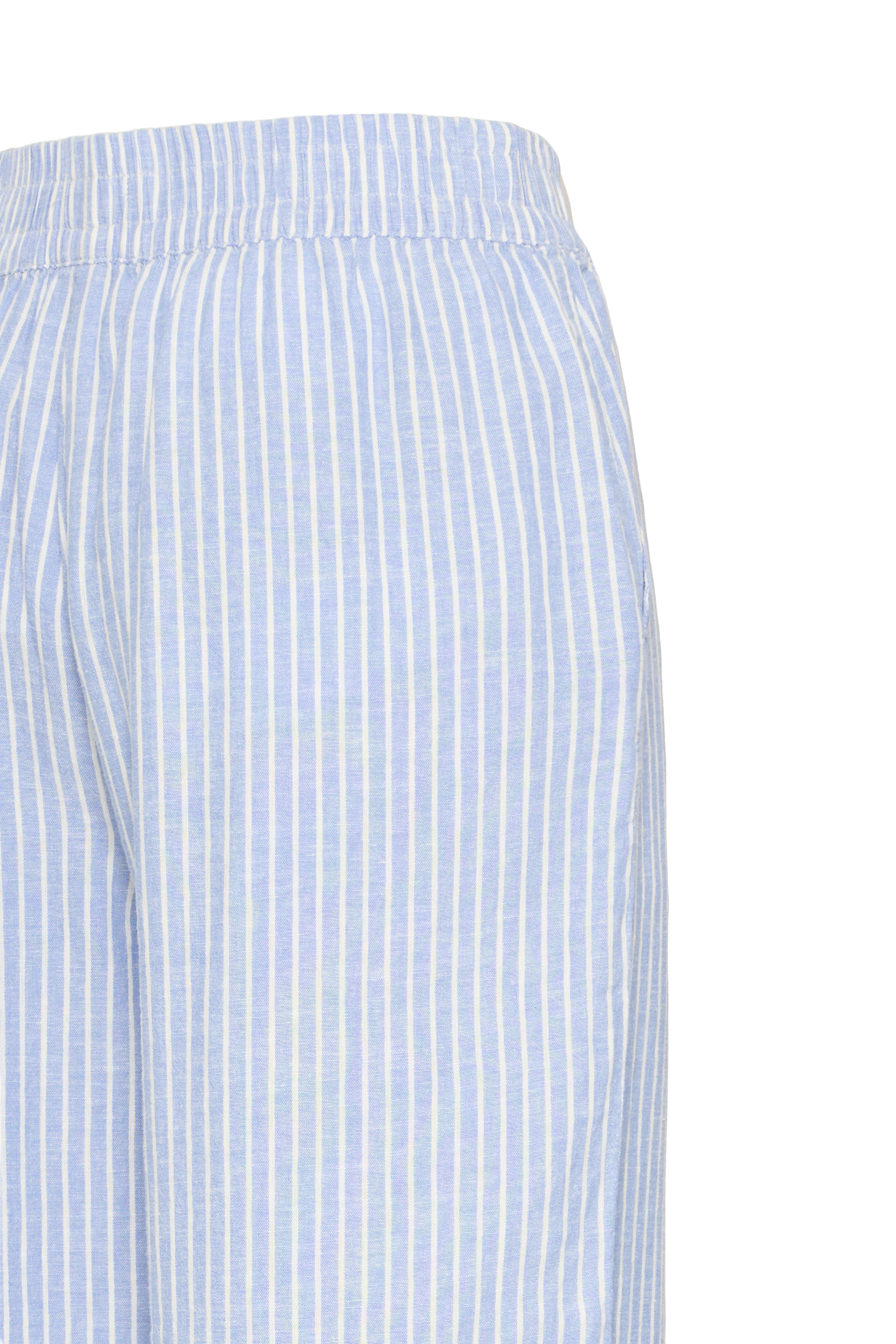 BYFALAKKA CROP PANTS DELLA ROBBIA BLUE STRIPE - 5