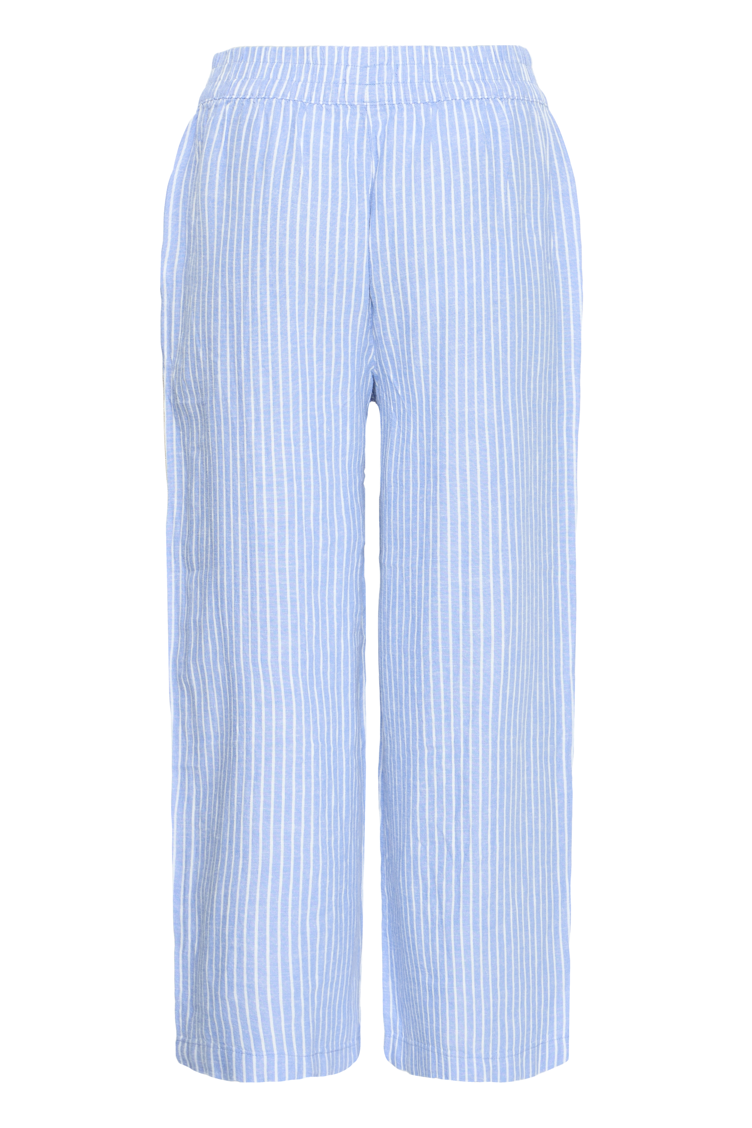 BYFALAKKA CROP PANTS DELLA ROBBIA BLUE STRIPE - 2