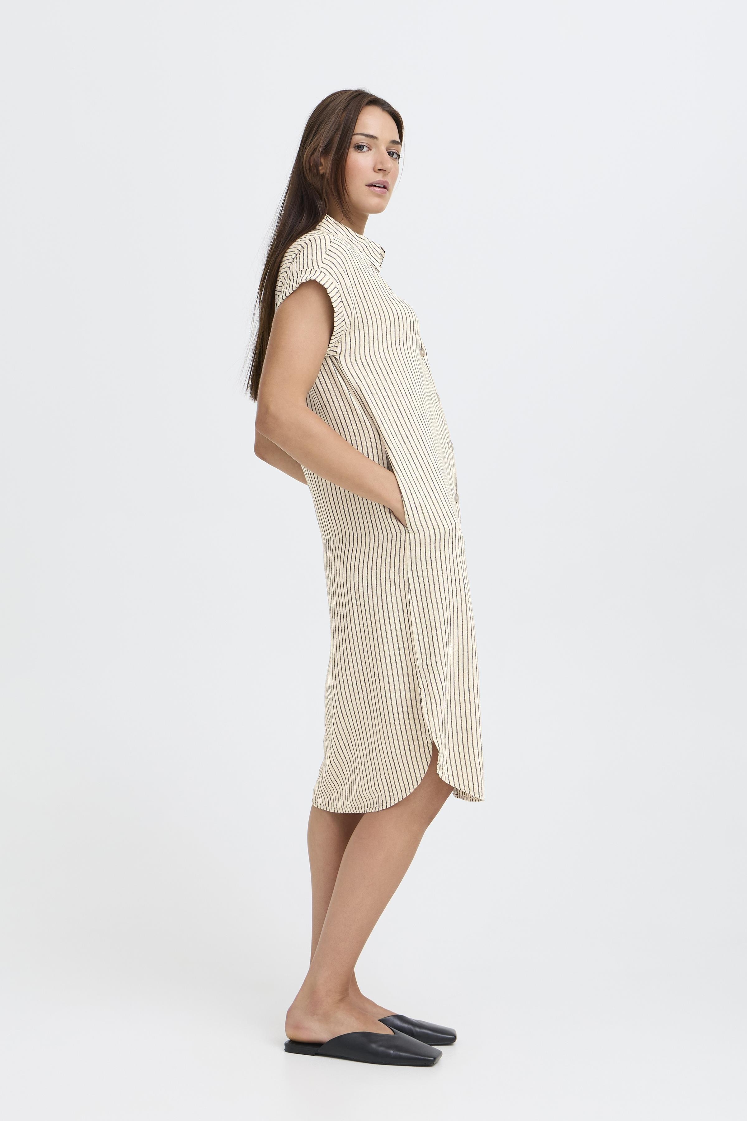 BYFALAKKA SS SHIRT DRESS - RAINY DAY STRIPE - 6
