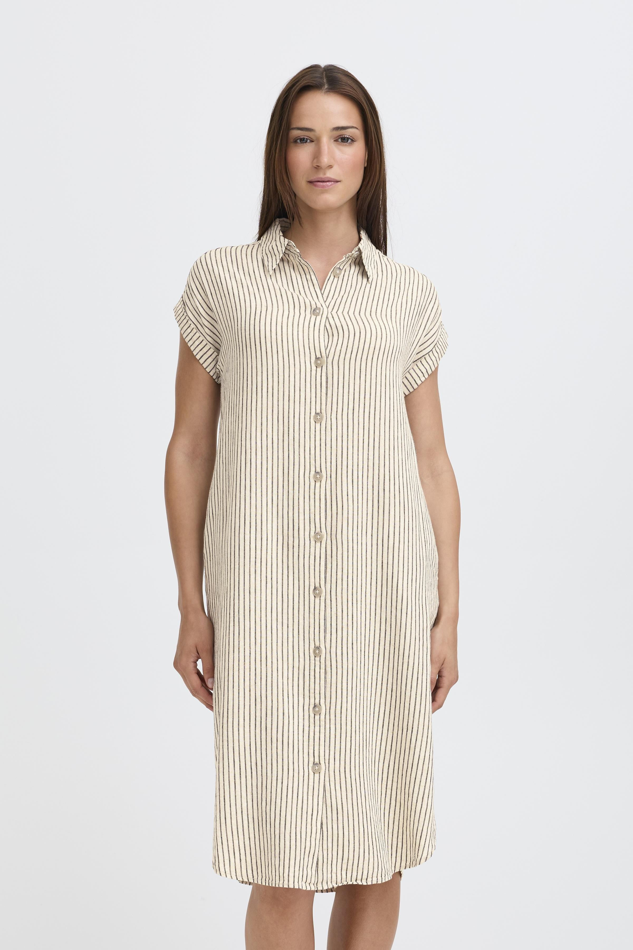 BYFALAKKA SS SHIRT DRESS - RAINY DAY STRIPE - 7