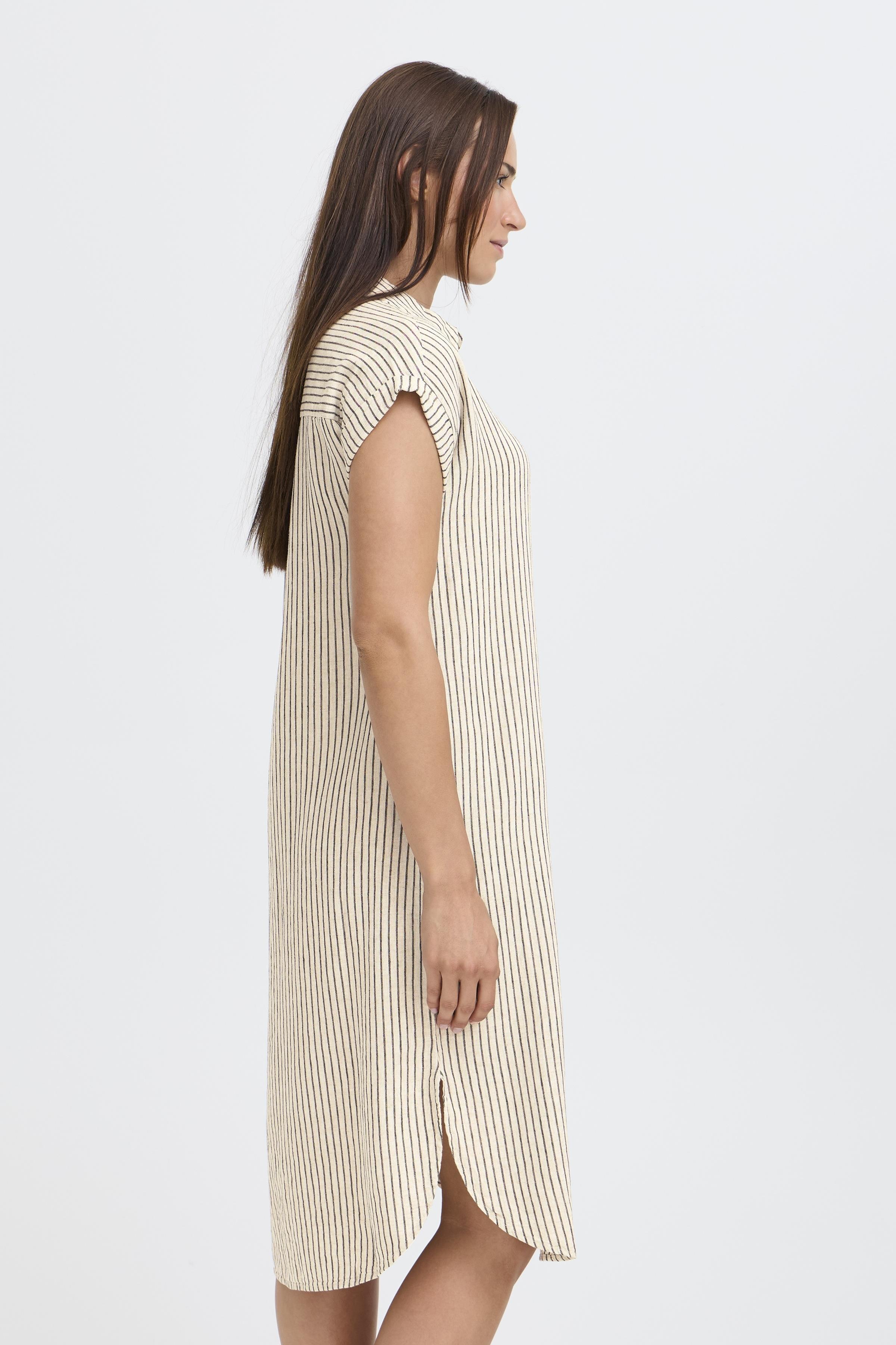 BYFALAKKA SS SHIRT DRESS - RAINY DAY STRIPE - 5