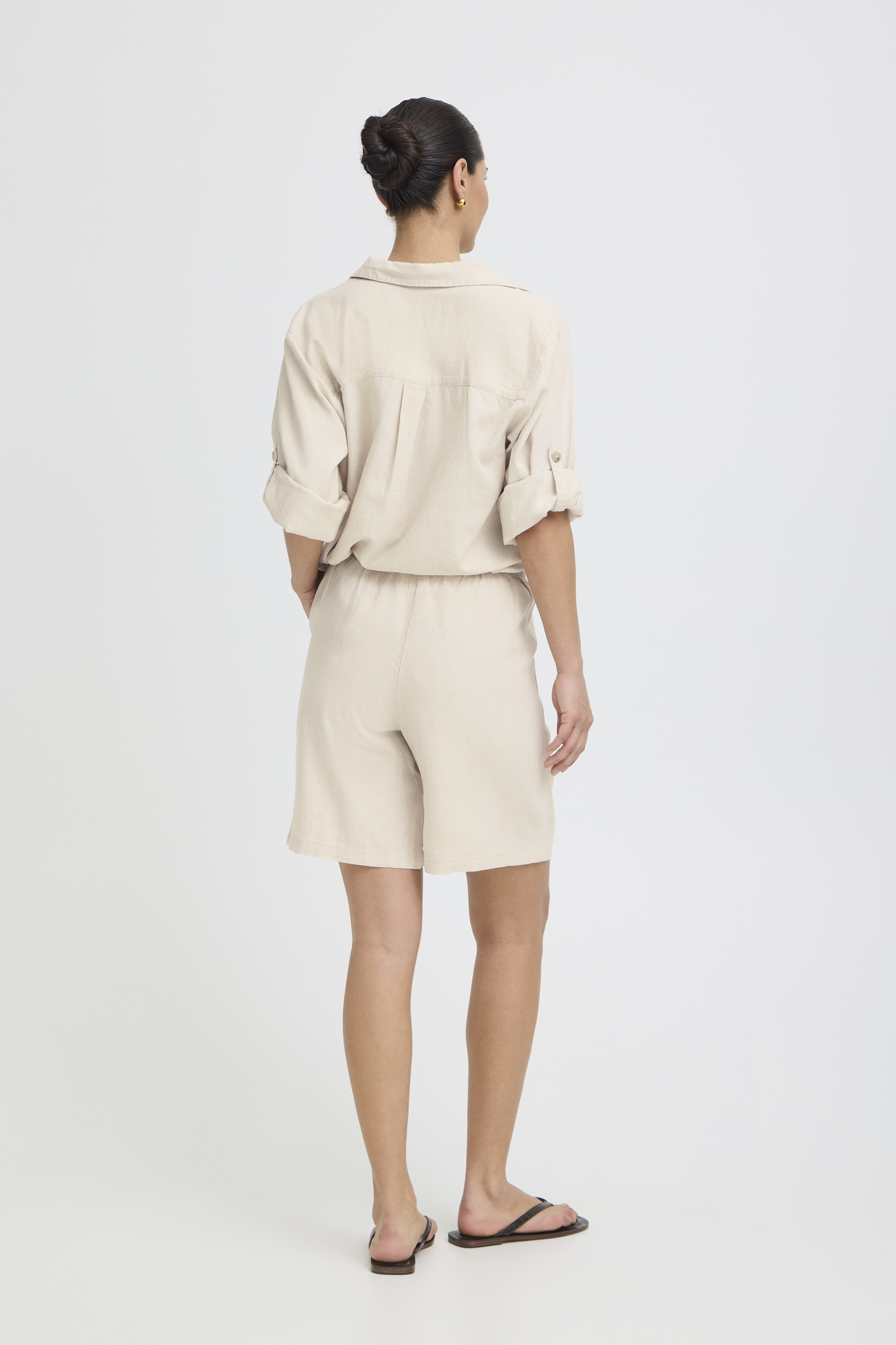 BYFALAKKA LONG SHORTS 2 - Rainy Day Melange - 10