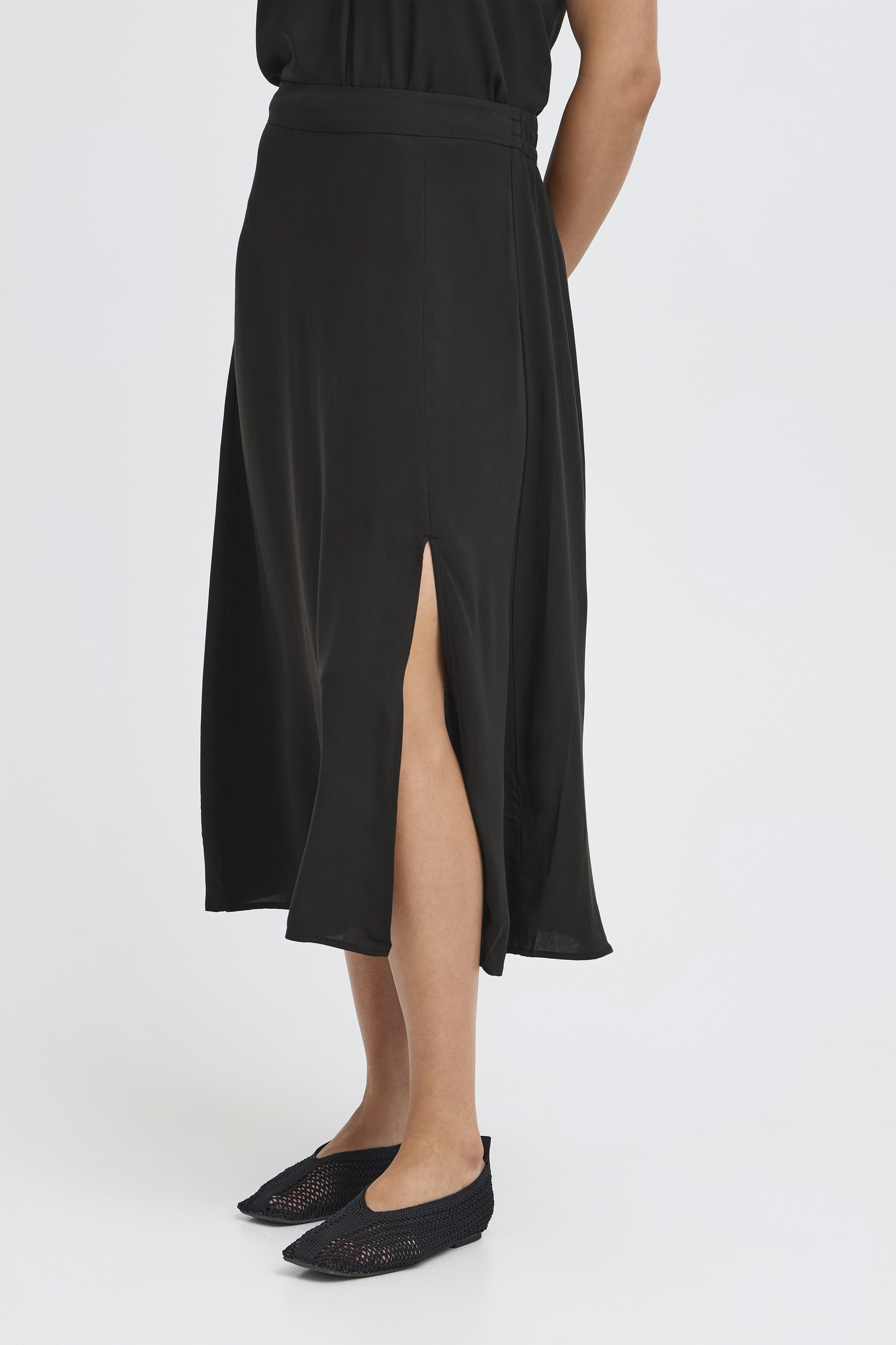 BYMMJOELLA MIDI SKIRT 3 Meteorite - 4