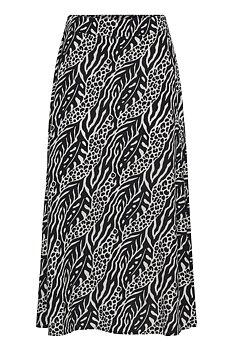 BYMMJOELLA MIDI SKIRT 3 NATURE VIBES METEORITE