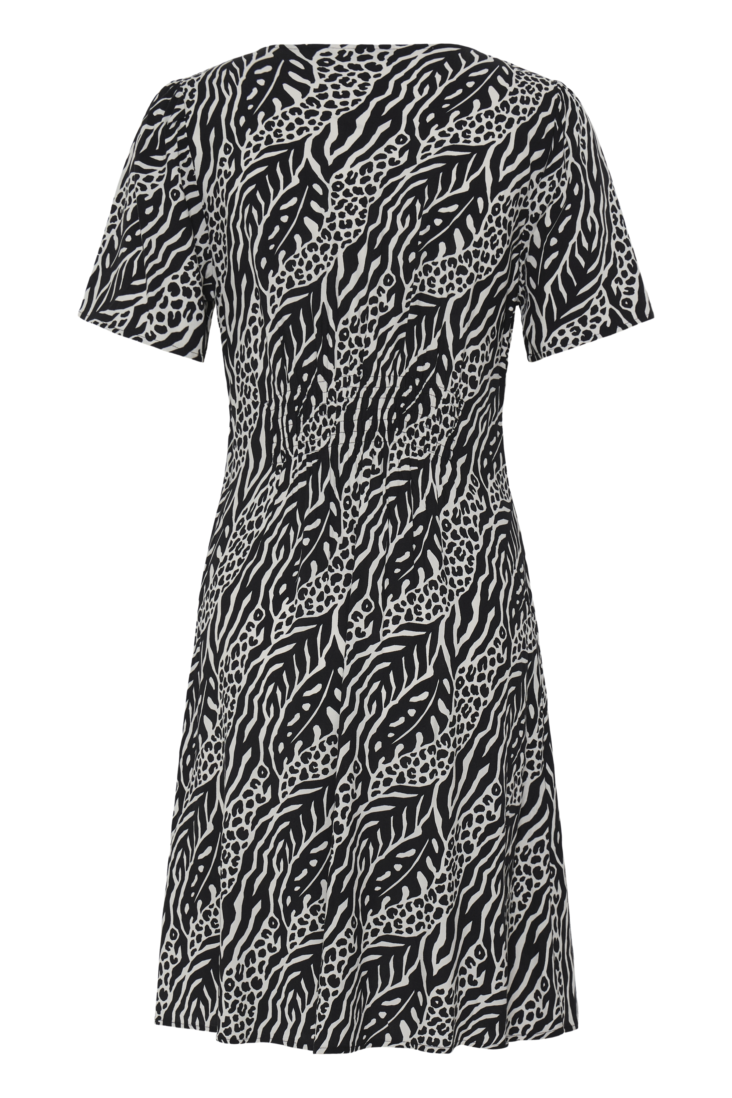 BYMMJOELLA SHORT VNECK DRESS 4 NATURE VIBES METEORITE - 2