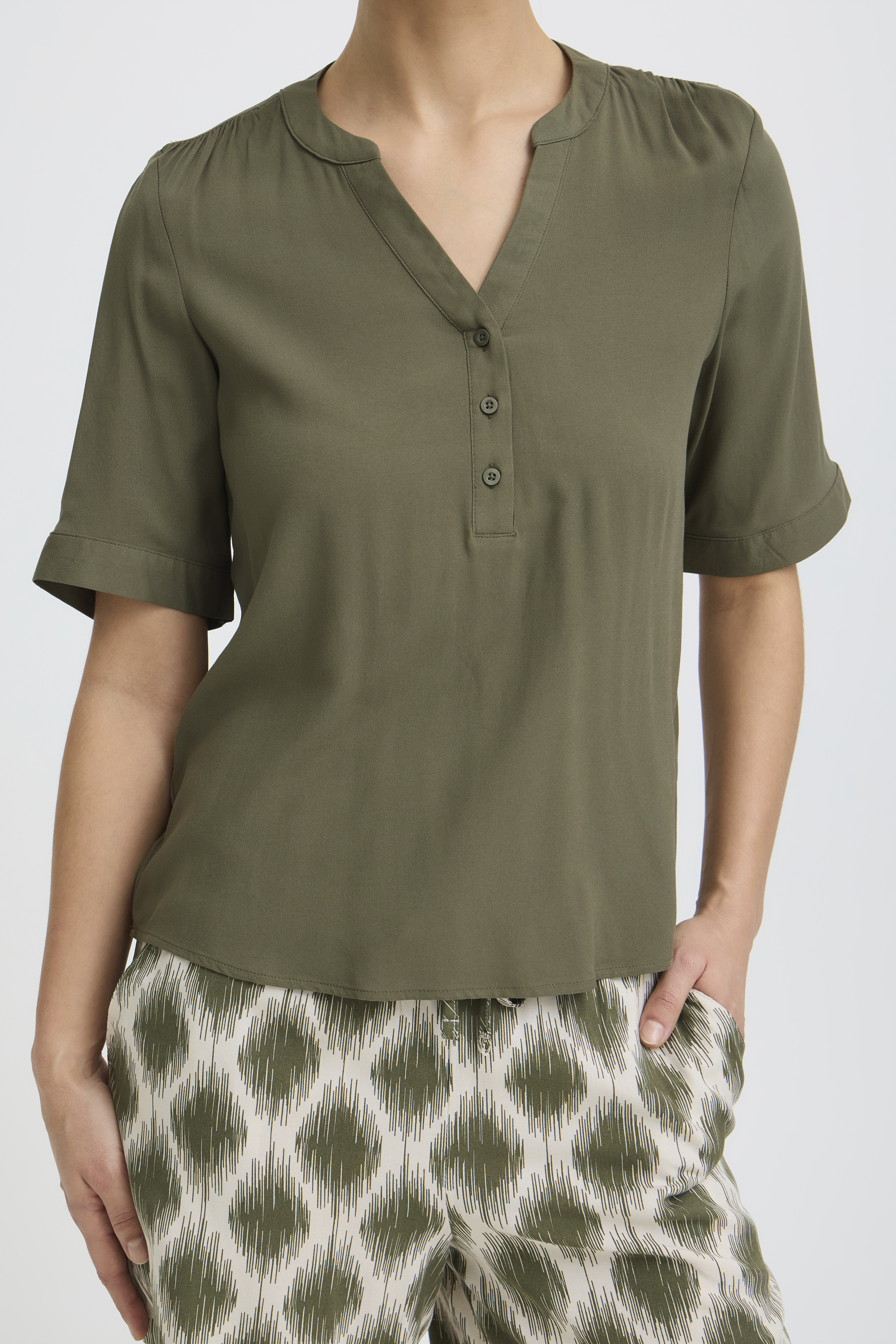 BYMMJOELLA VNECK TOP 4 Kalamata - 4