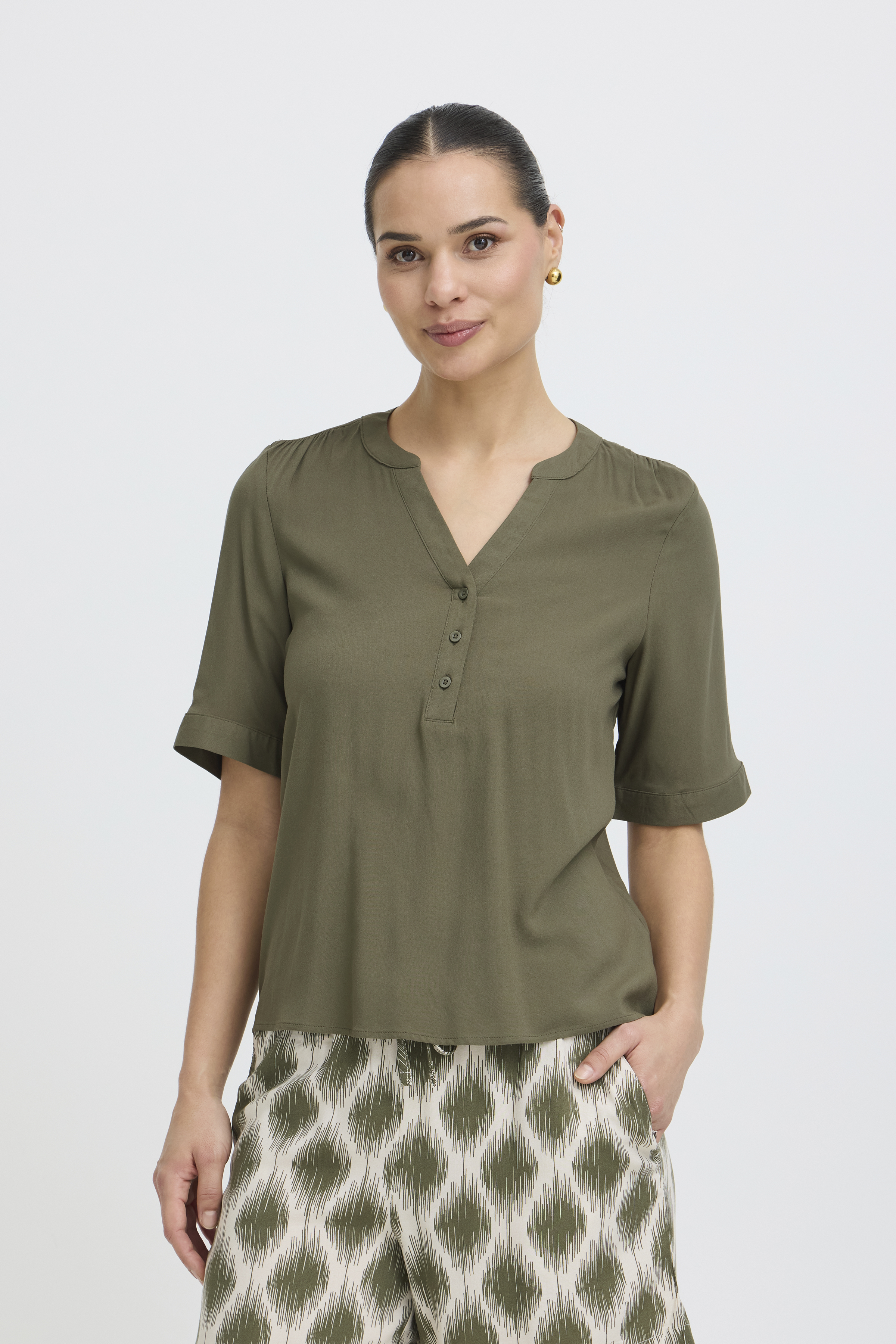 BYMMJOELLA VNECK TOP 4 Kalamata - 6