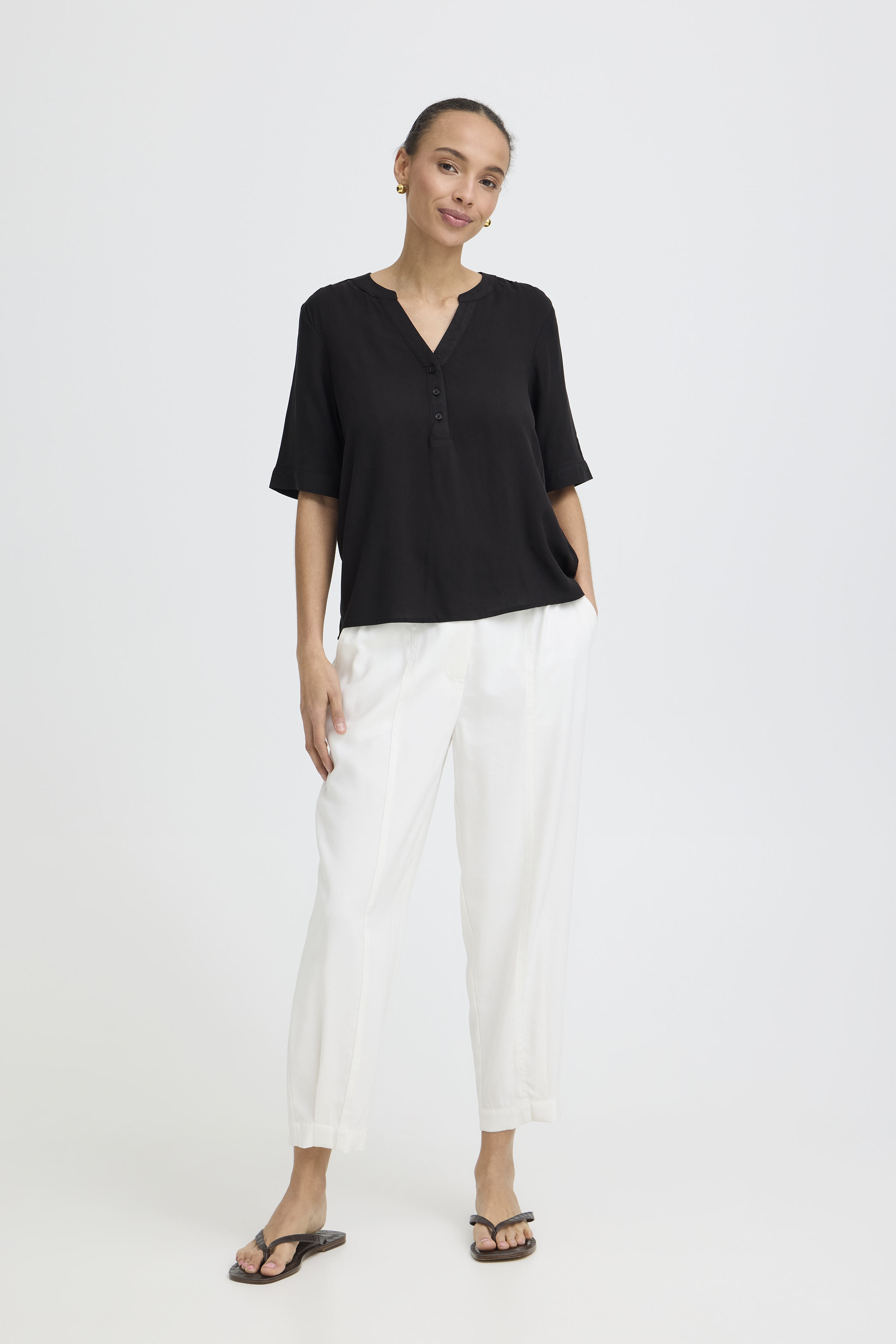 BYMMJOELLA VNECK TOP 4 Meteorite - 6
