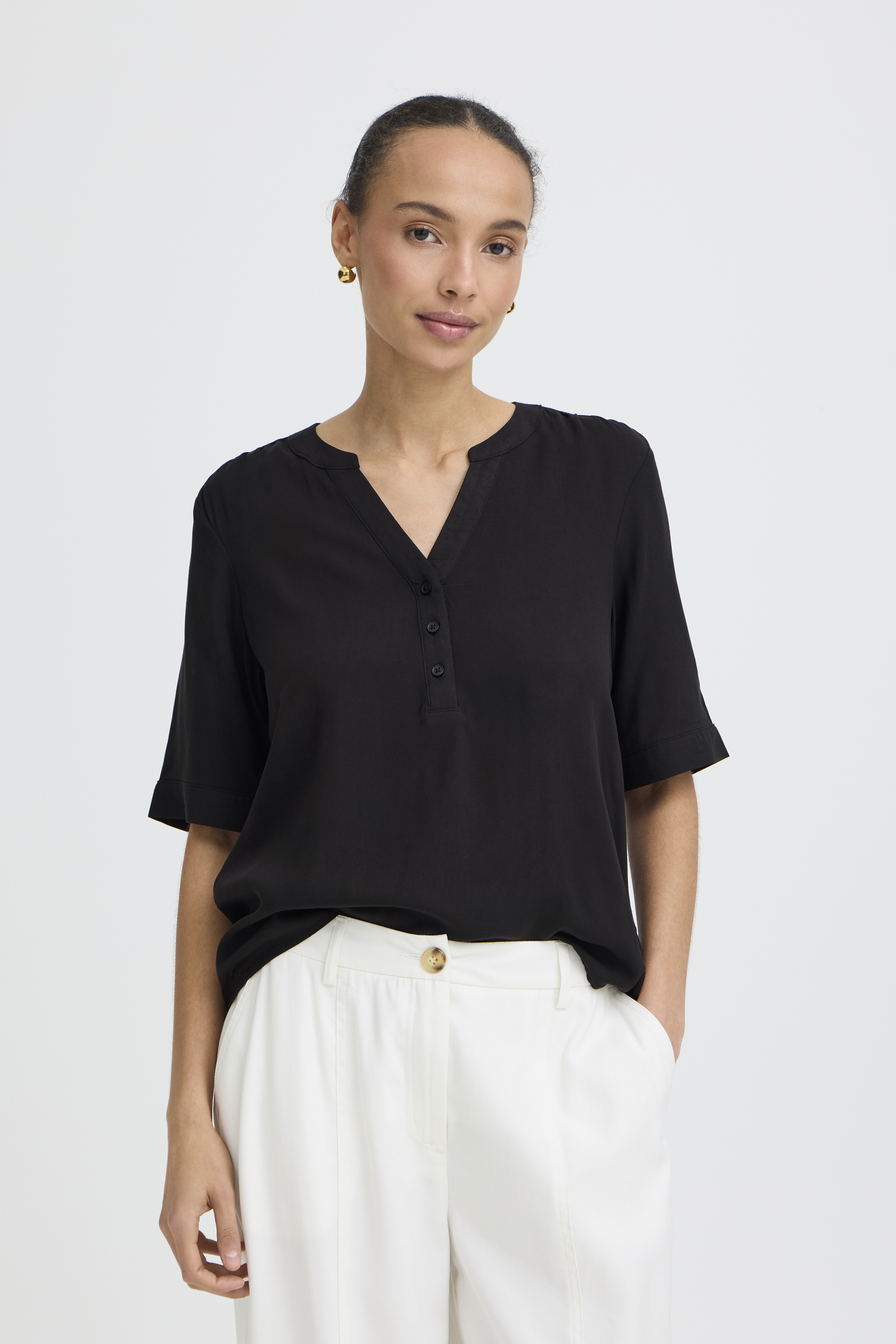 BYMMJOELLA VNECK TOP 4 Meteorite - 7