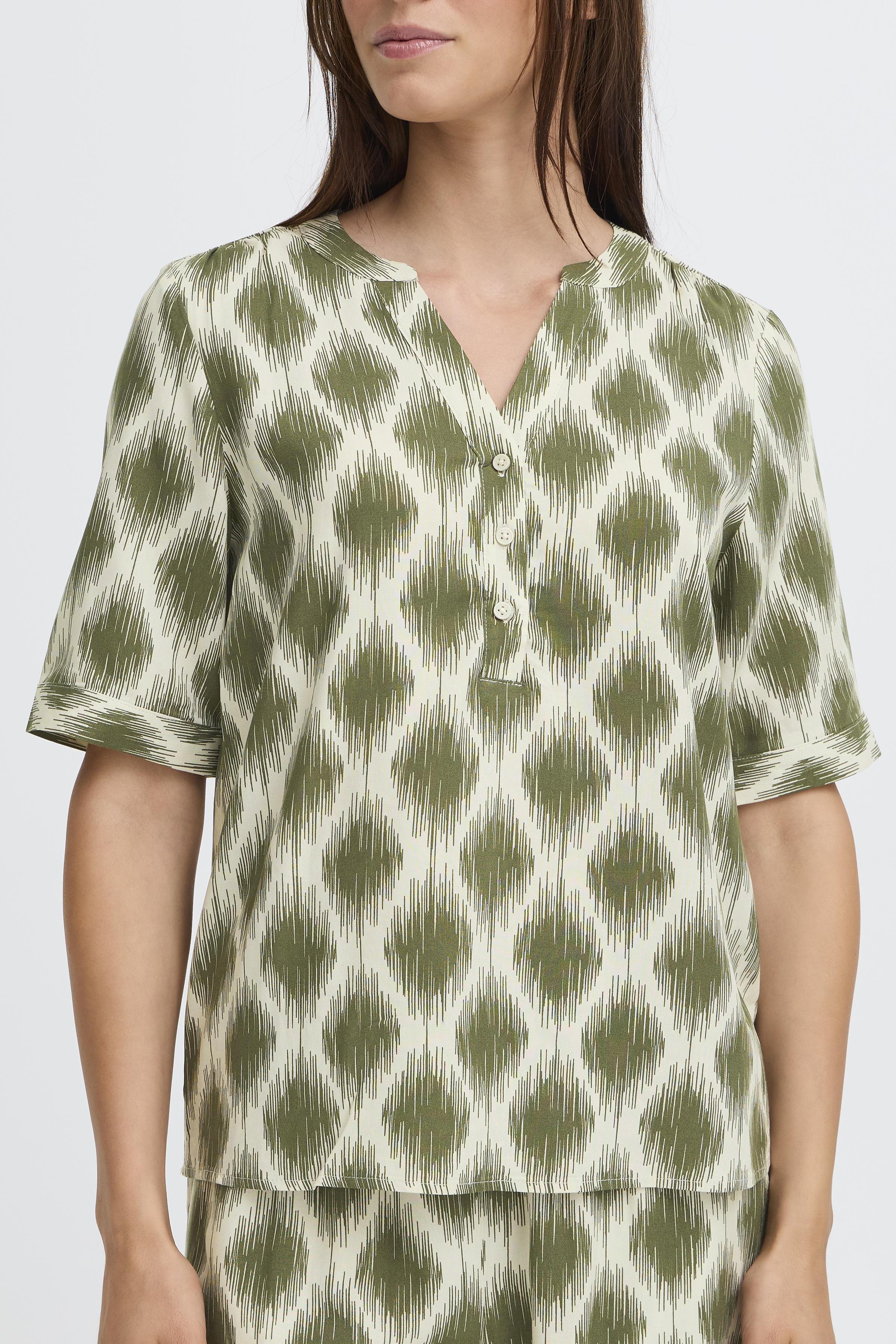 BYMMJOELLA VNECK TOP 4 OGEE IKAT KALAMATA - 5