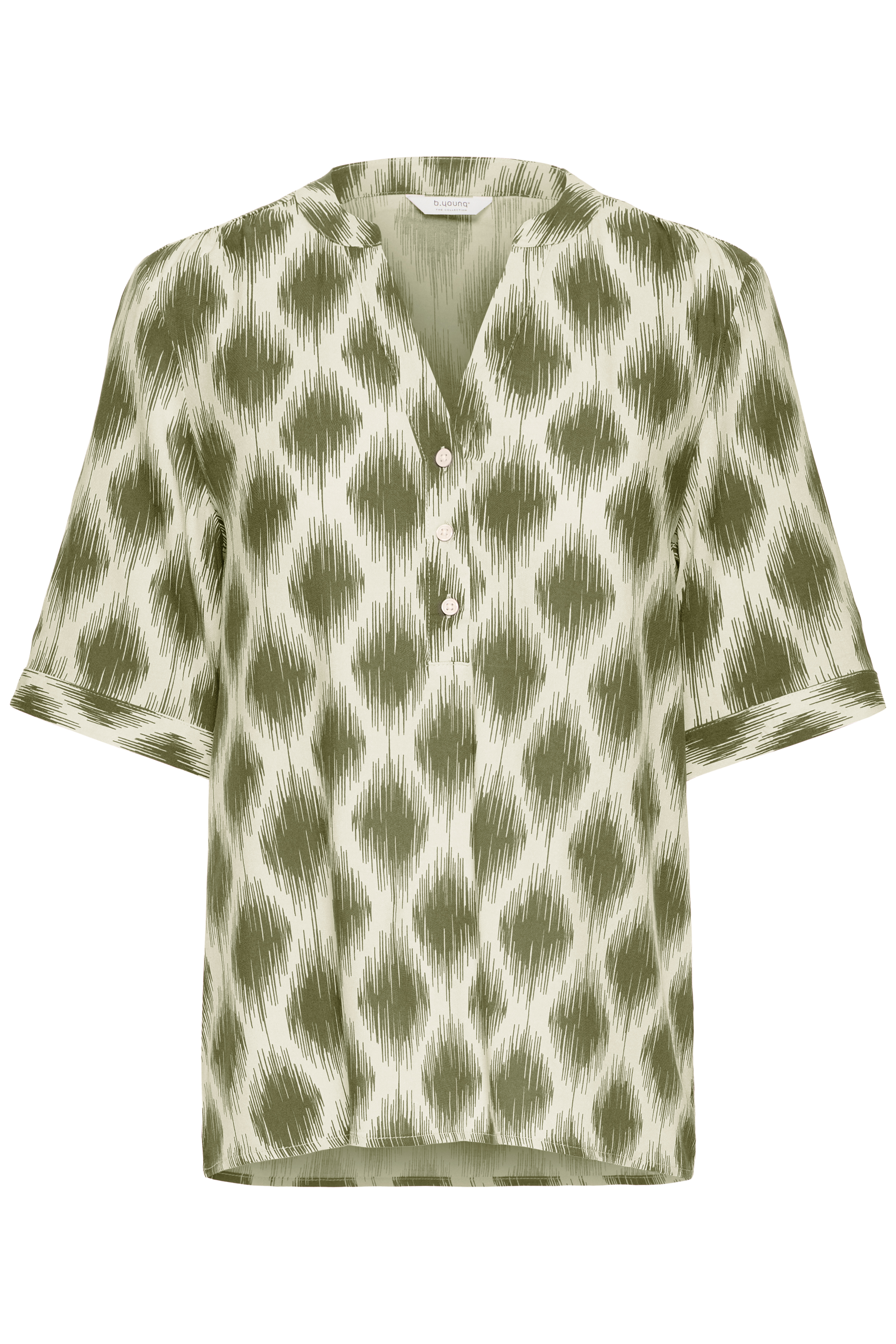 BYMMJOELLA VNECK TOP 4 OGEE IKAT KALAMATA