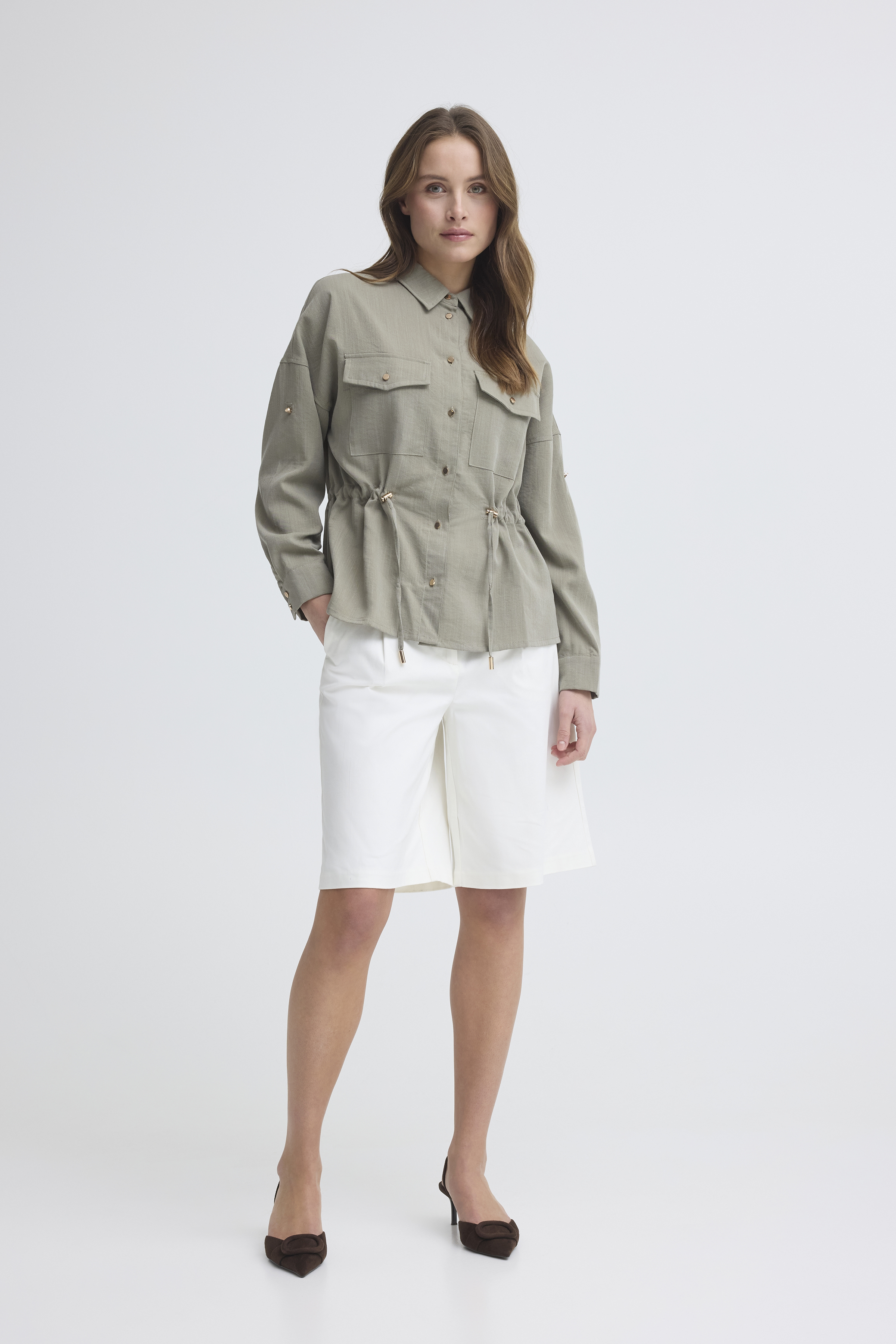BYDIVISO SHIRT JACKET Vetiver - 5