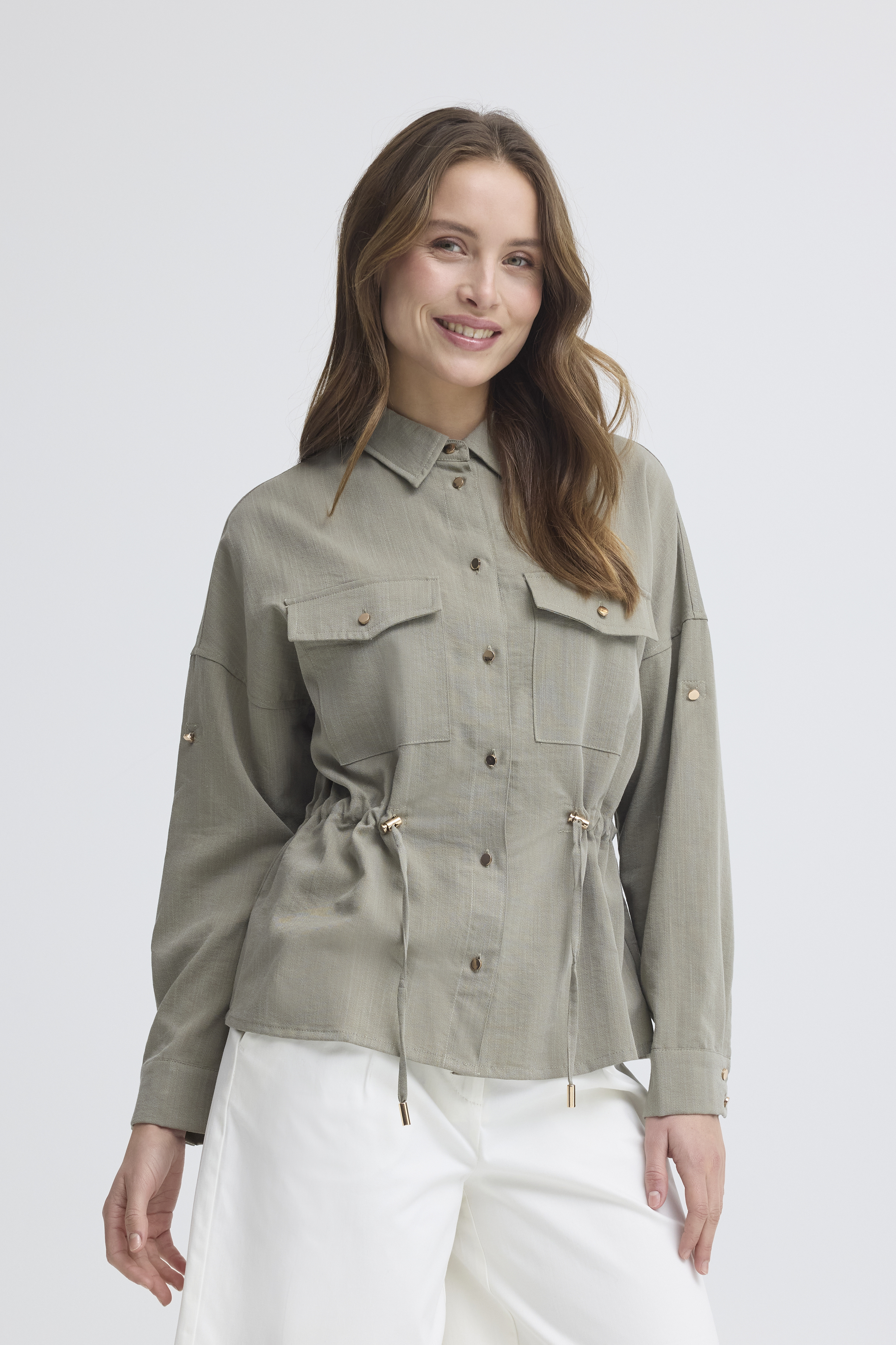 BYDIVISO SHIRT JACKET Vetiver - 6