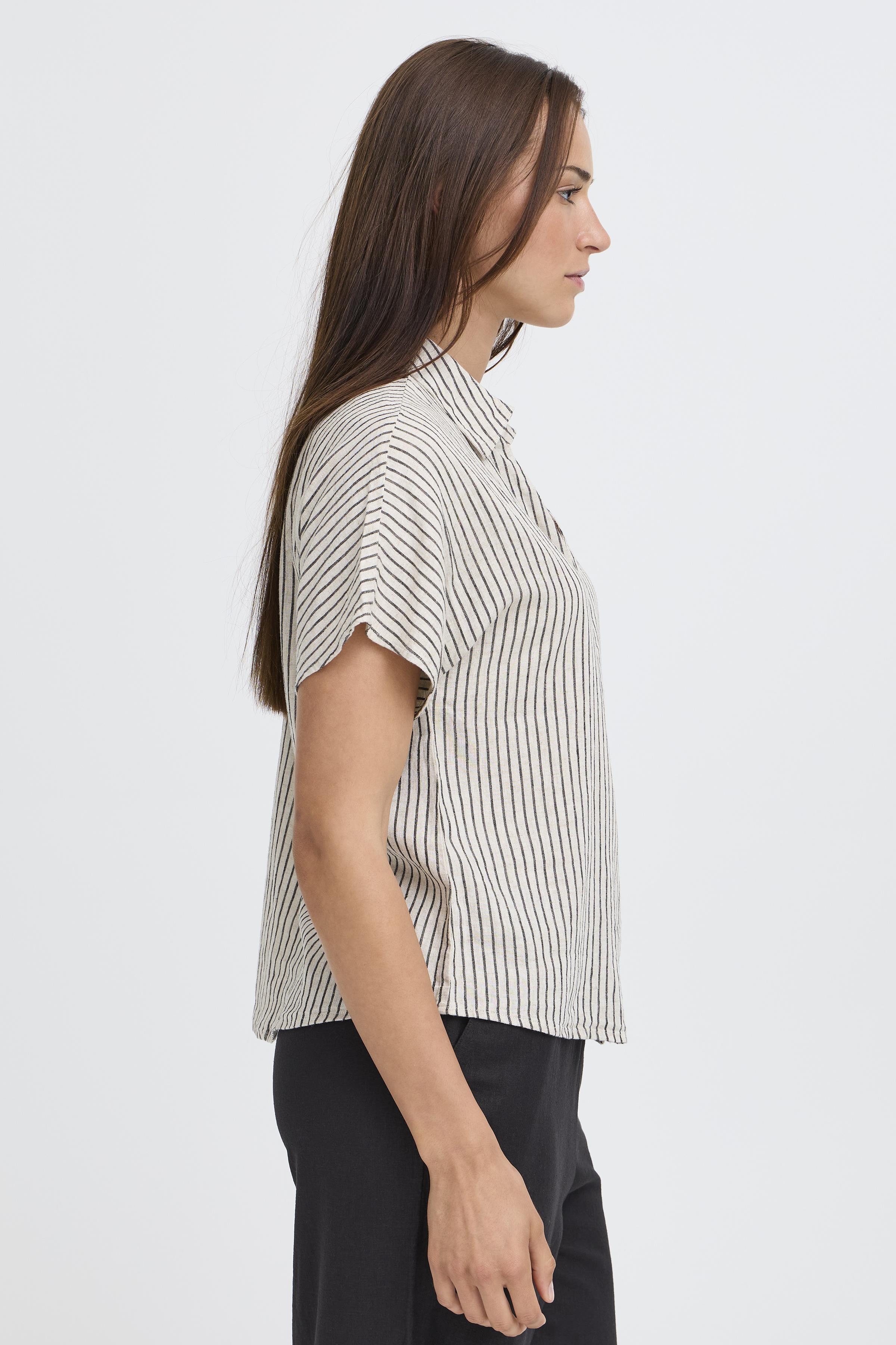 BYFALAKKA CAP SL SHIRT RAINY DAY STRIPE - 5