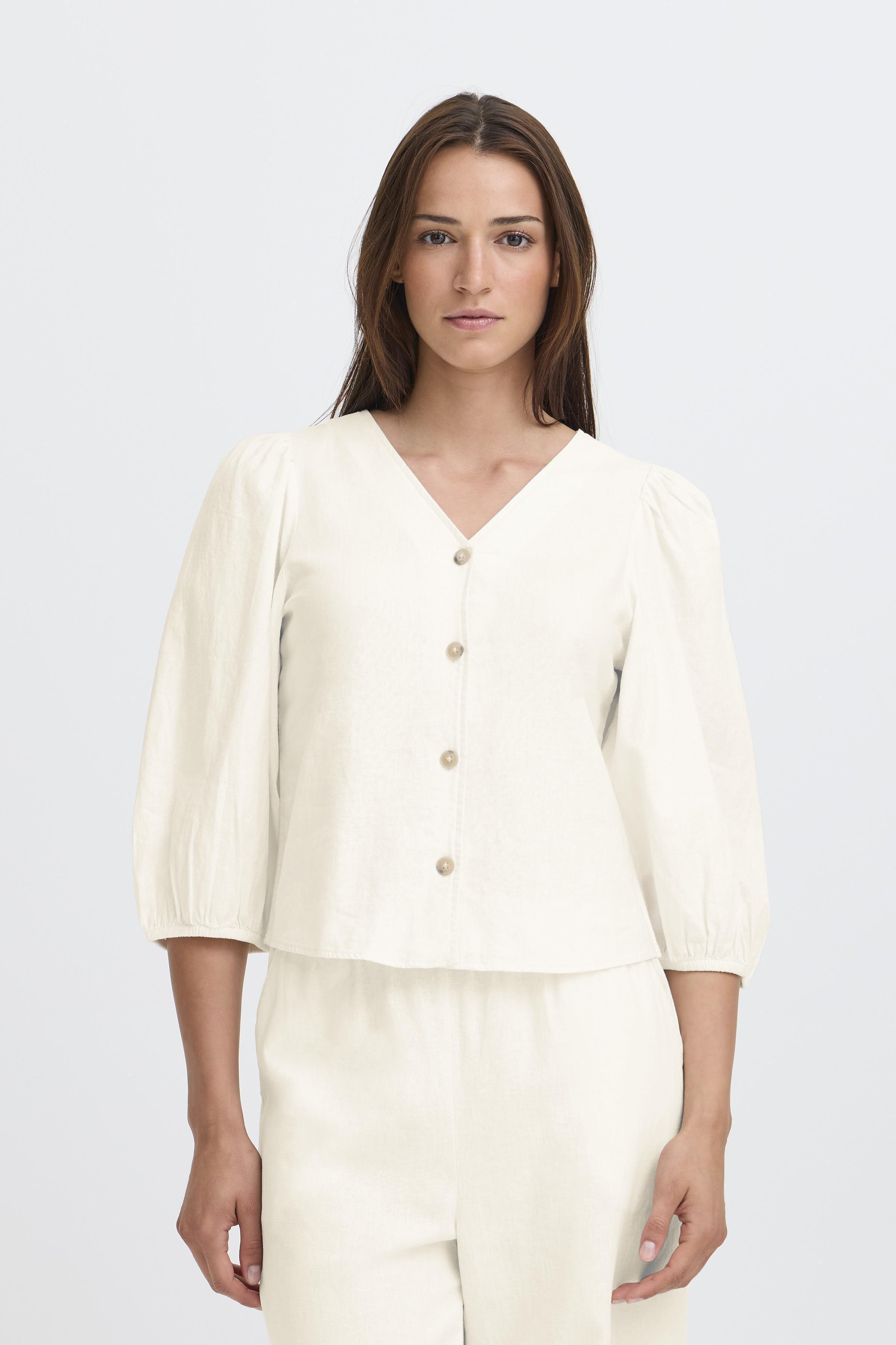BYFALAKKA PUFF SHIRT Marshmallow - 7