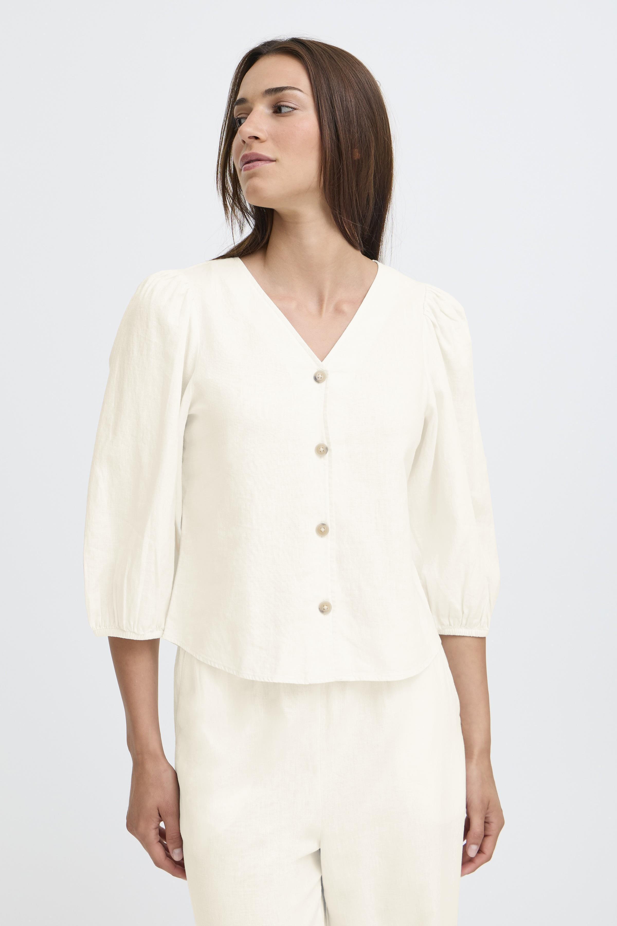 BYFALAKKA PUFF SHIRT Marshmallow - 4