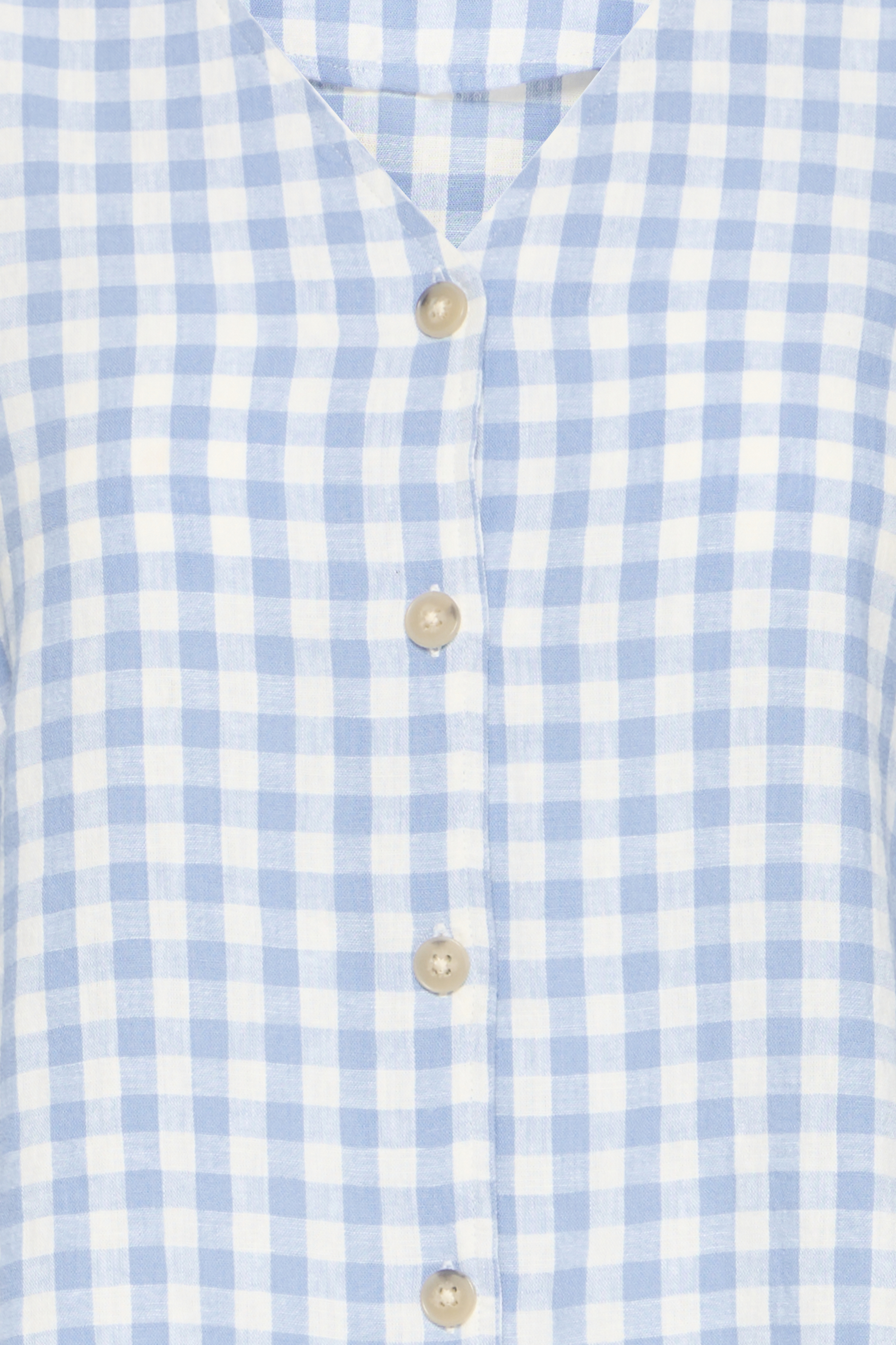 BYFALAKKA PUFF SHIRT DELLA ROBBIA BLUE CHECK - 3